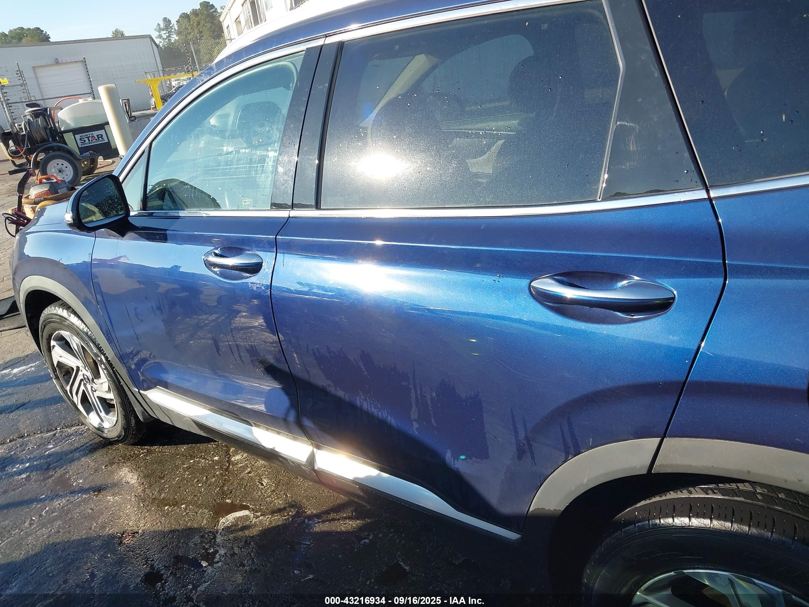 2021 Hyundai Santa Fe Sel Dark Blue vin: 5NMS64AJ6MH351233