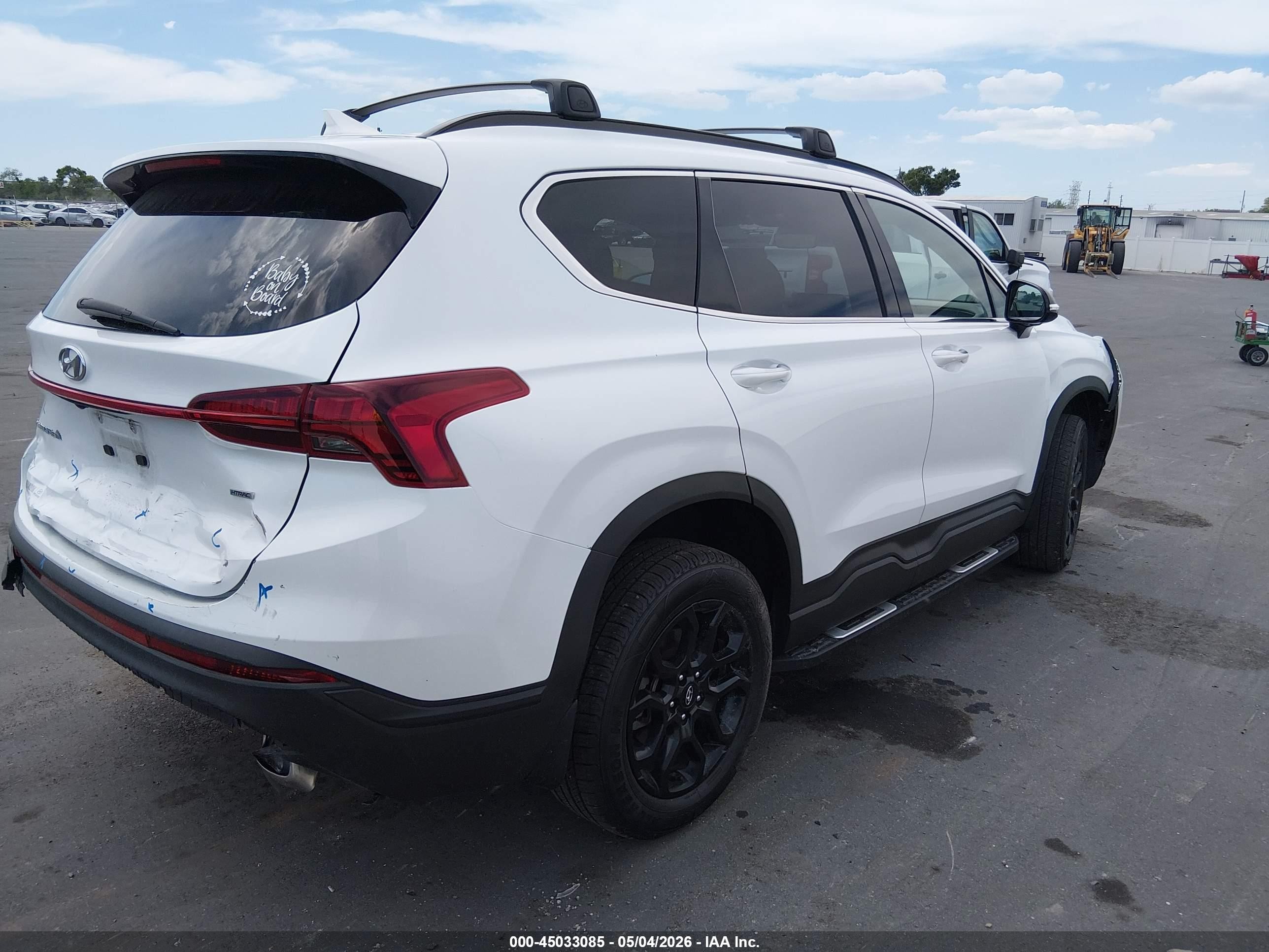 2022 Hyundai Santa Fe Xrt White vin: 5NMS6DAJ5NH480159