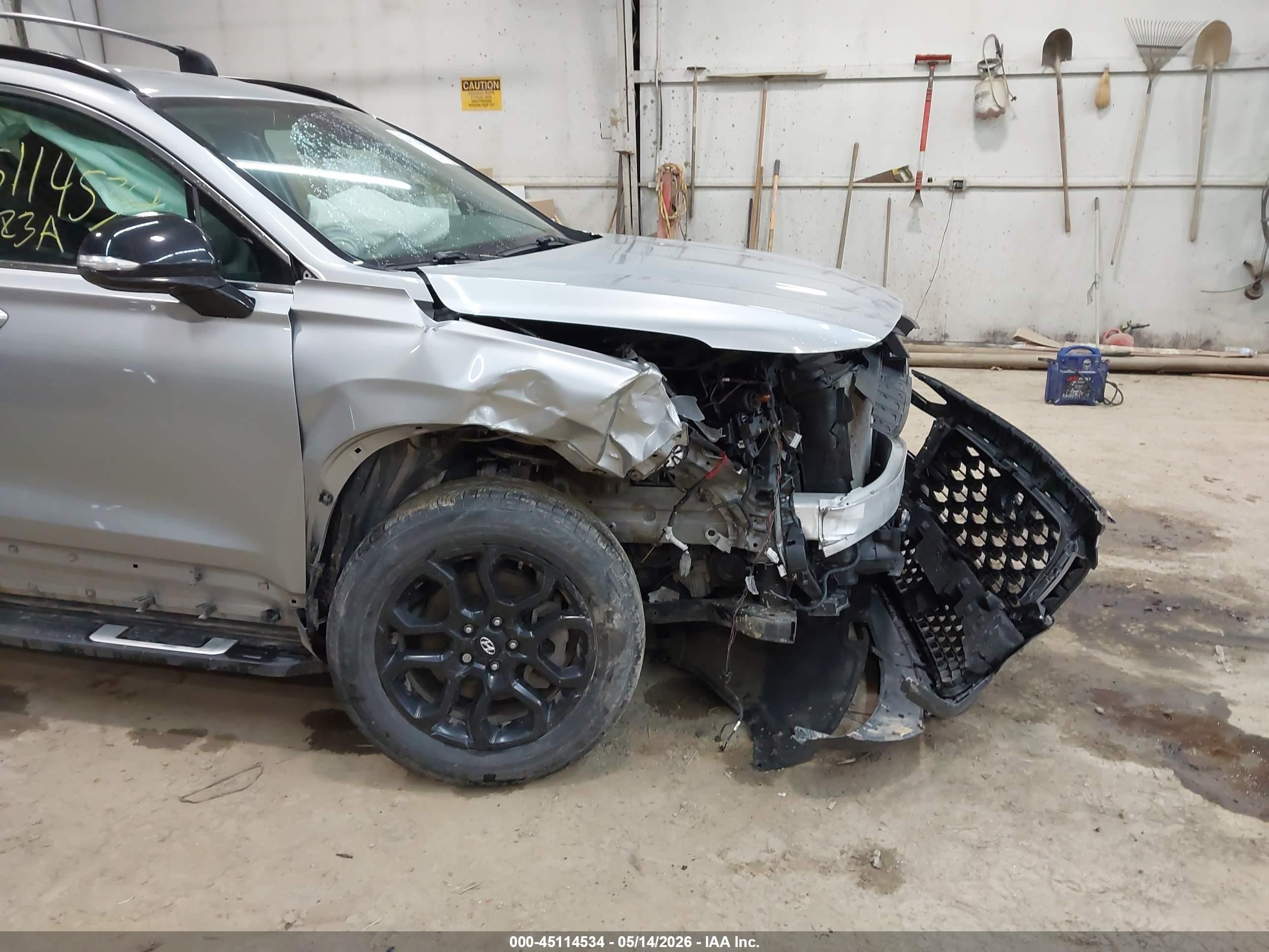 2023 Hyundai Santa Fe Xrt Silver vin: 5NMS6DAJ5PH502289