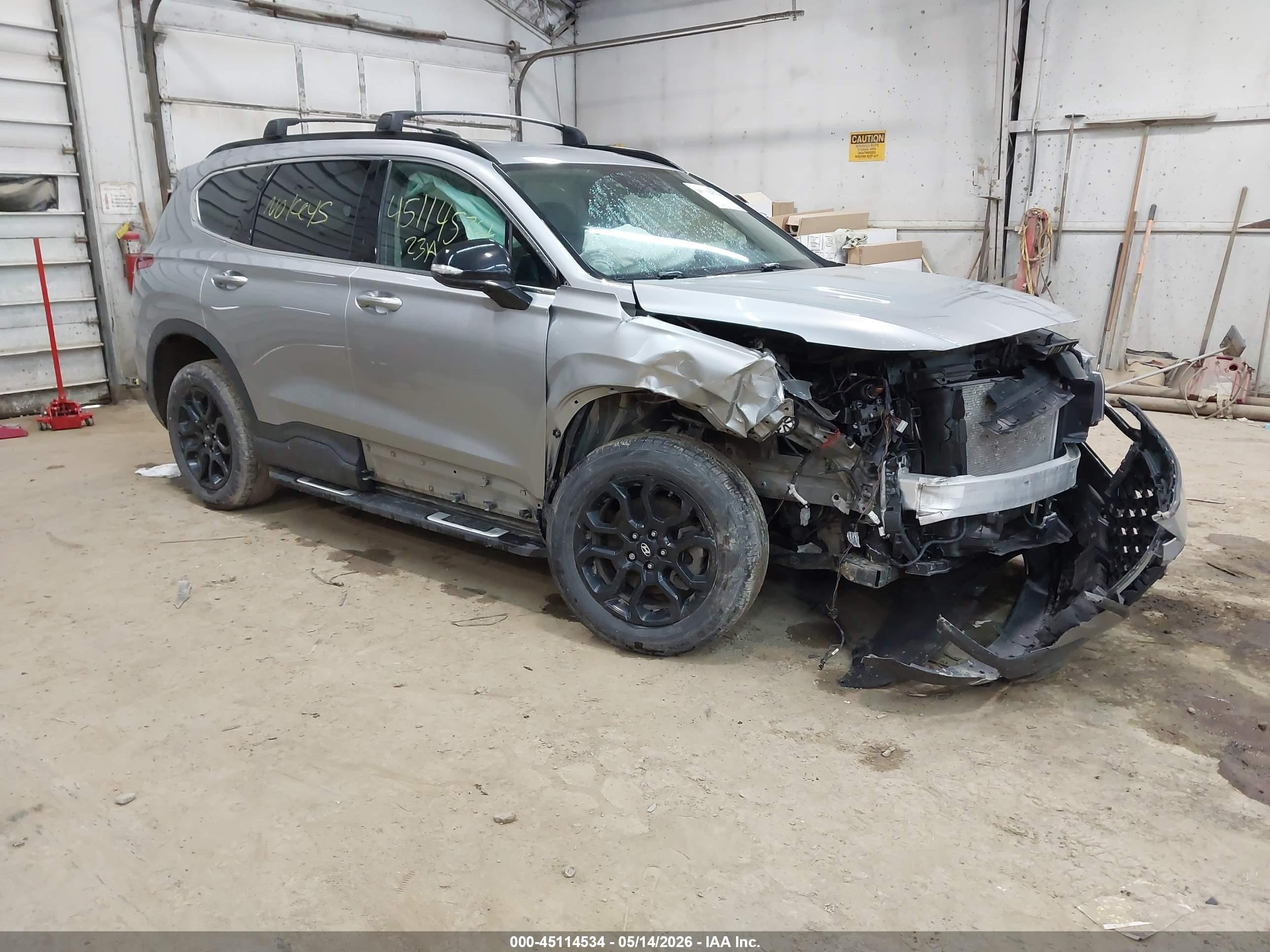 2023 Hyundai Santa Fe Xrt Серебряный vin: 5NMS6DAJ5PH502289