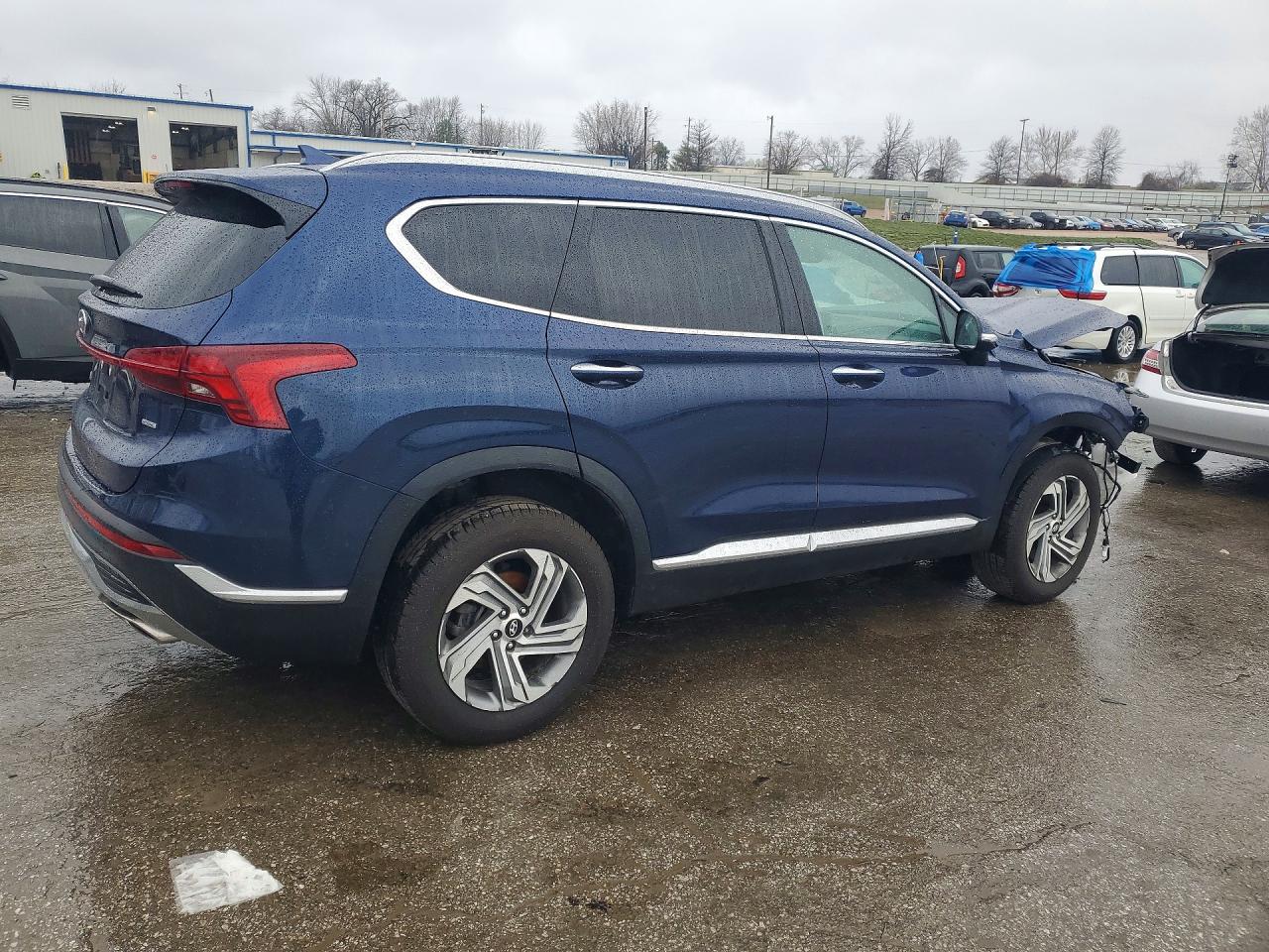 2022 Hyundai Santa Fe Sel Blue vin: 5NMS6DAJ9NH409529