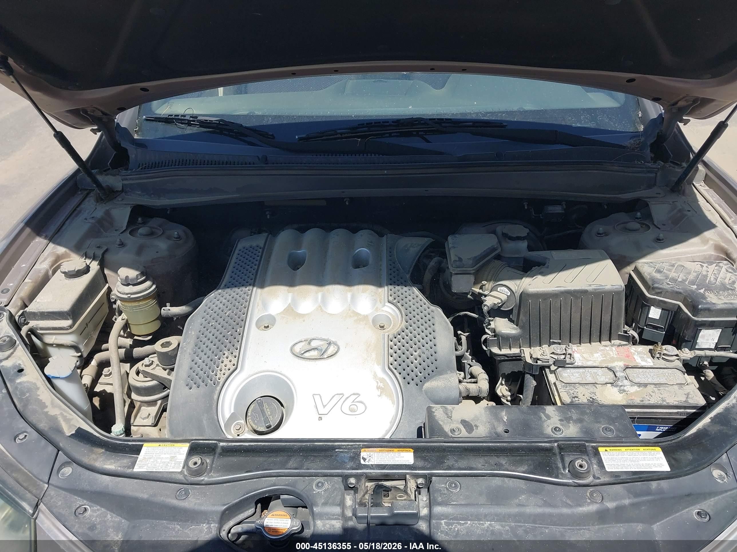 2007 Hyundai Santa Fe Gls Silver vin: 5NMSG13D07H049119