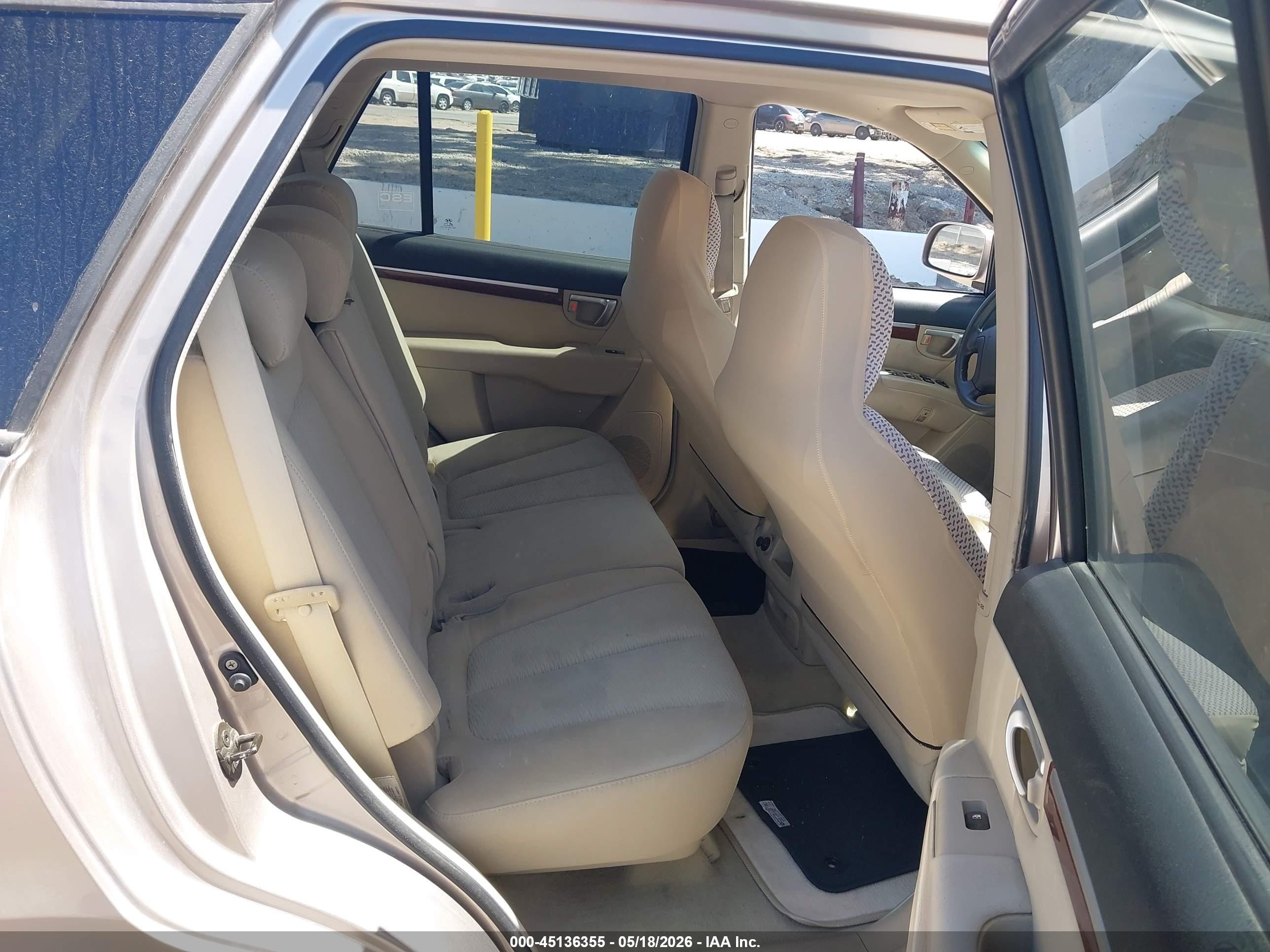 2007 Hyundai Santa Fe Gls Silver vin: 5NMSG13D07H049119