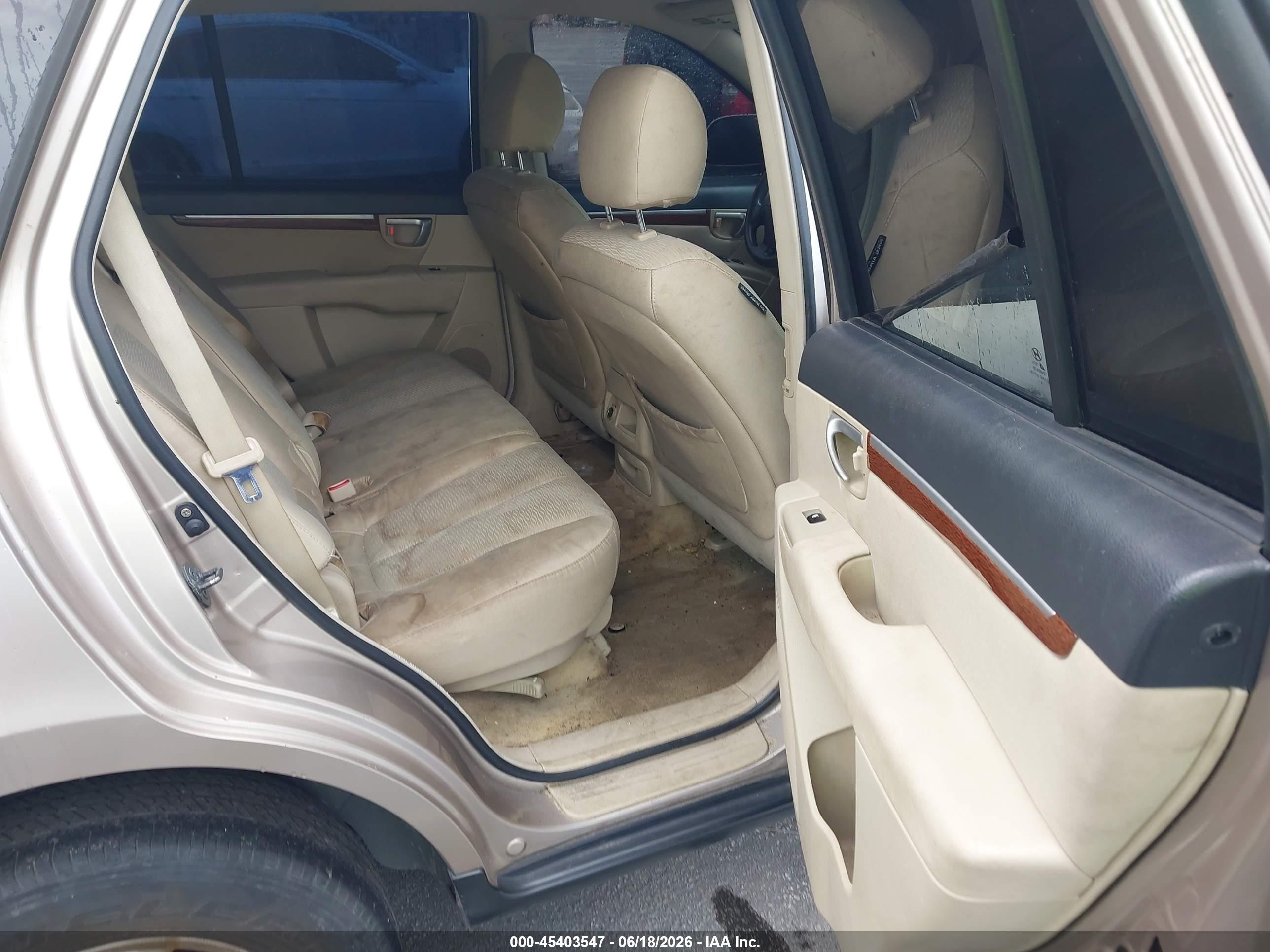 2007 Hyundai Santa Fe Gls Silver vin: 5NMSG13D07H069869
