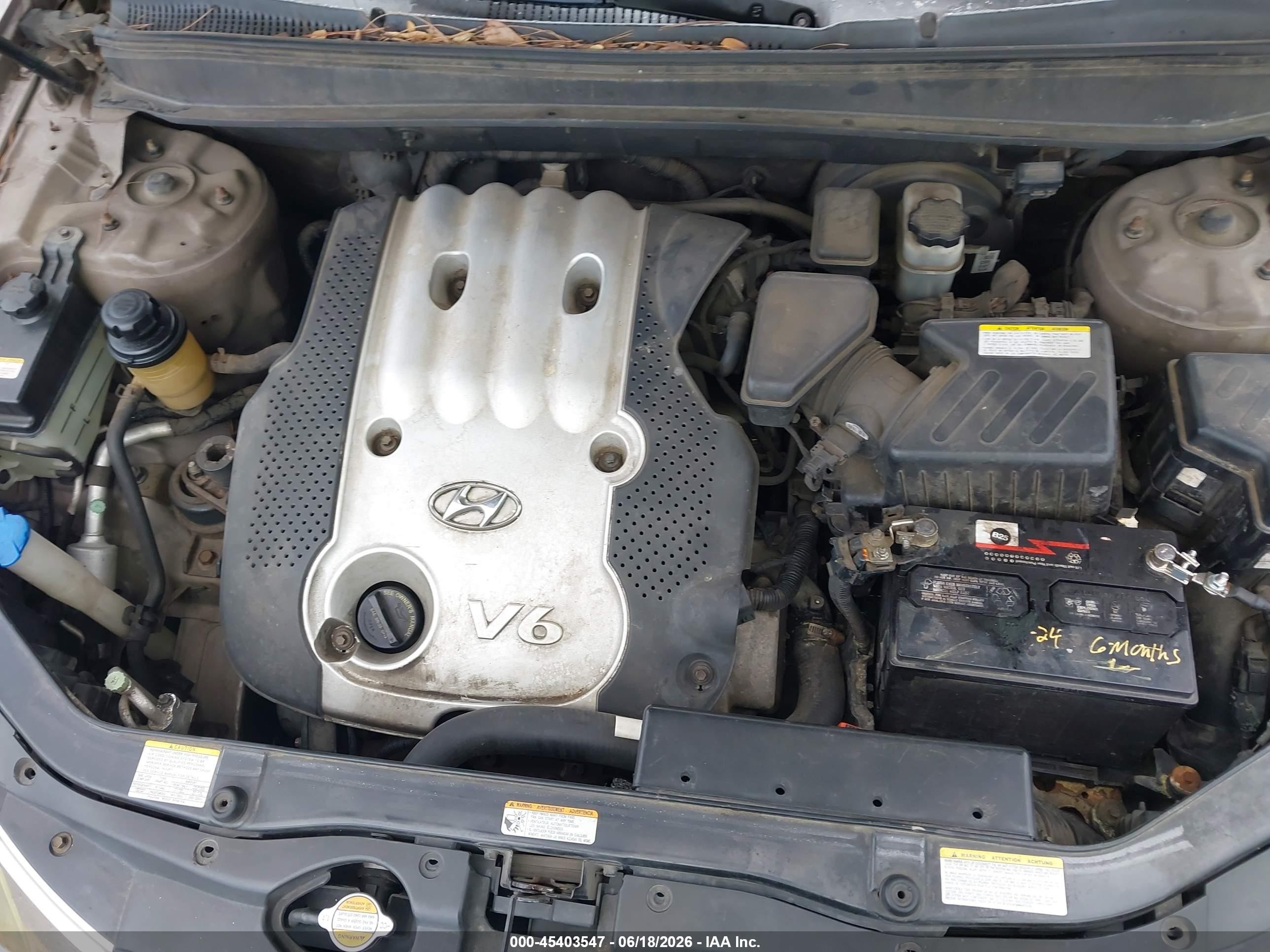 2007 Hyundai Santa Fe Gls Silver vin: 5NMSG13D07H069869