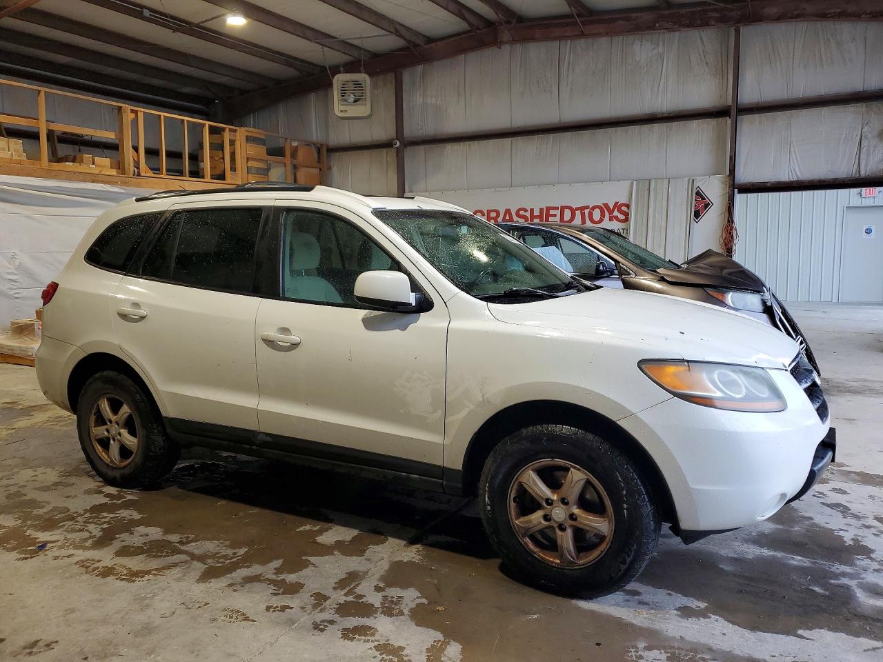 2007 Hyundai Santa Fe Белый vin: 5NMSG13D07H086042