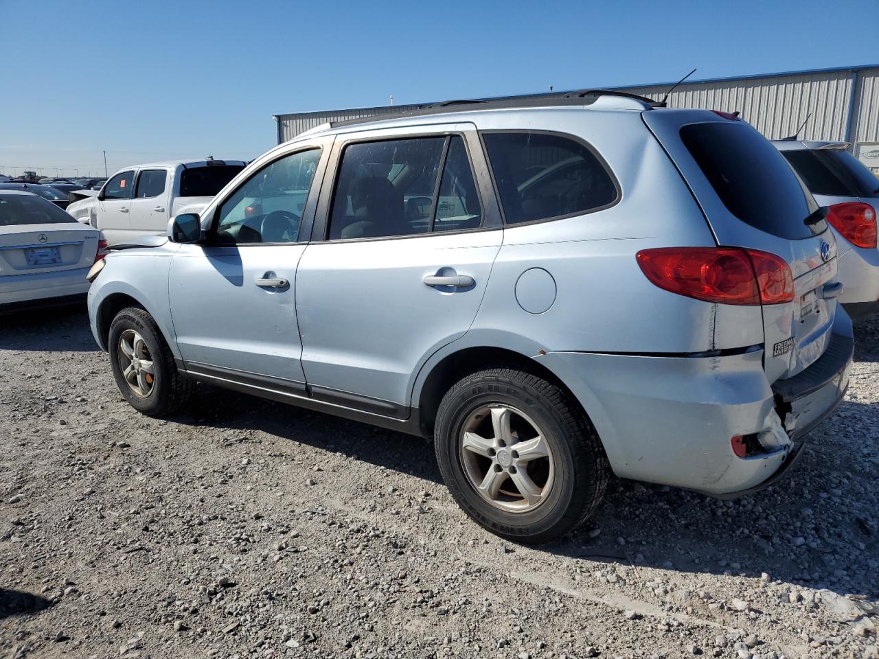 2007 Hyundai Santa Fe Gls Silver vin: 5NMSG13D07H100859