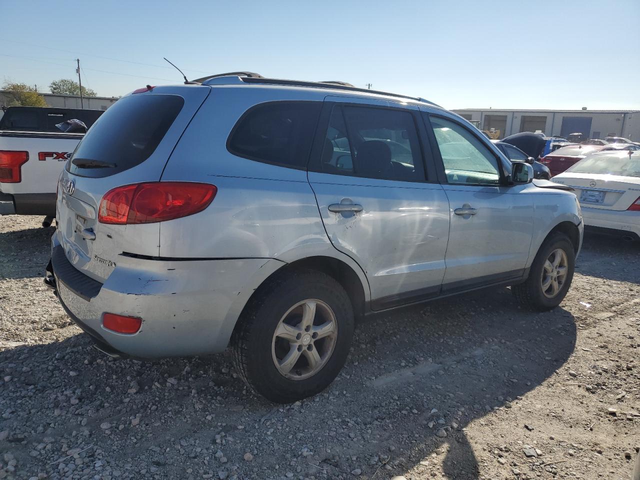 2007 Hyundai Santa Fe Gls Silver vin: 5NMSG13D07H100859