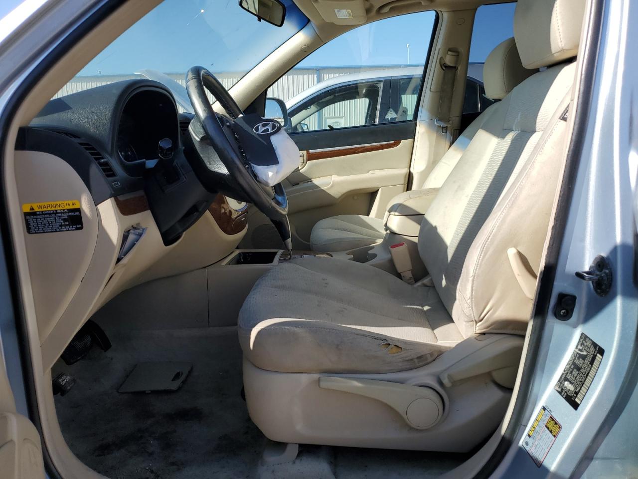 2007 Hyundai Santa Fe Gls Silver vin: 5NMSG13D07H100859