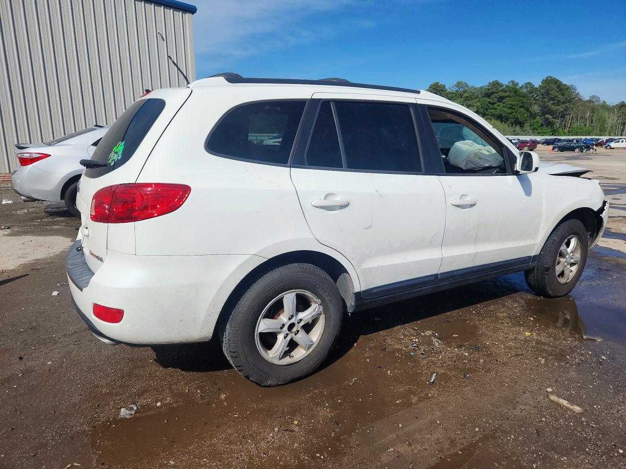2007 Hyundai Santa Fe Gls Белый vin: 5NMSG13D07H119928