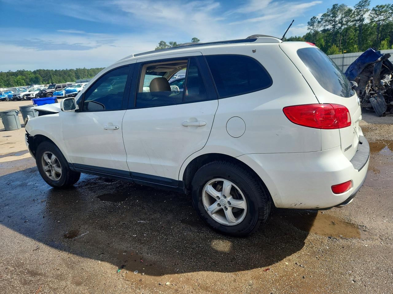 2007 Hyundai Santa Fe Gls Белый vin: 5NMSG13D07H119928