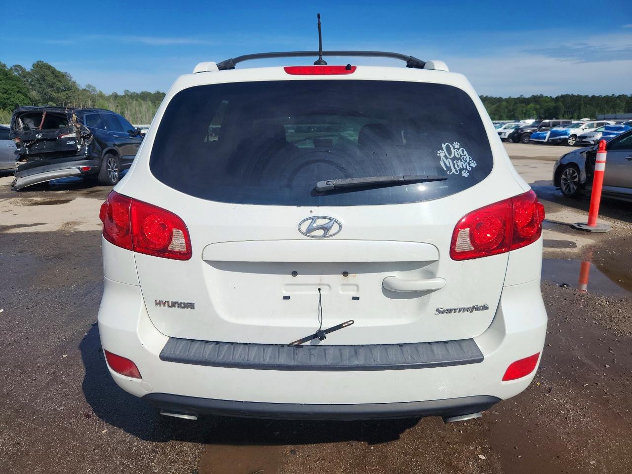 2007 Hyundai Santa Fe Gls Белый vin: 5NMSG13D07H119928