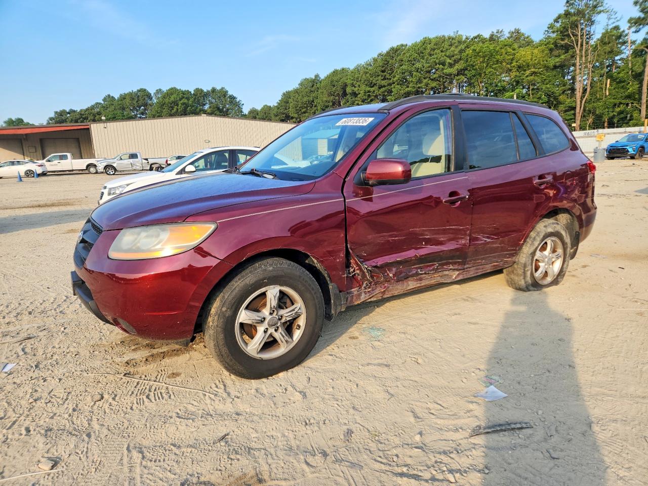 2008 Hyundai Santa Fe Red vin: 5NMSG13D08H173215