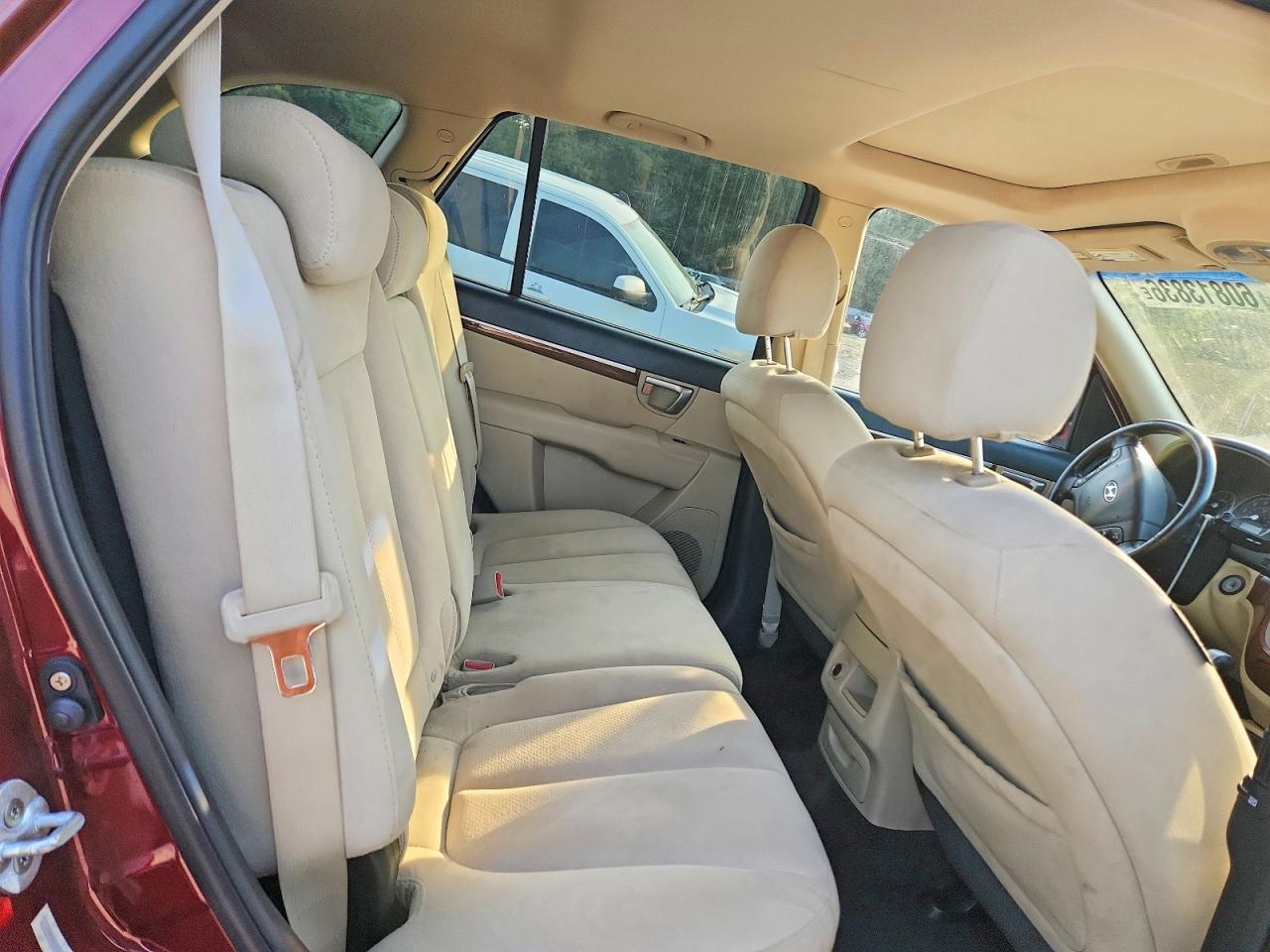 2008 Hyundai Santa Fe Red vin: 5NMSG13D08H173215