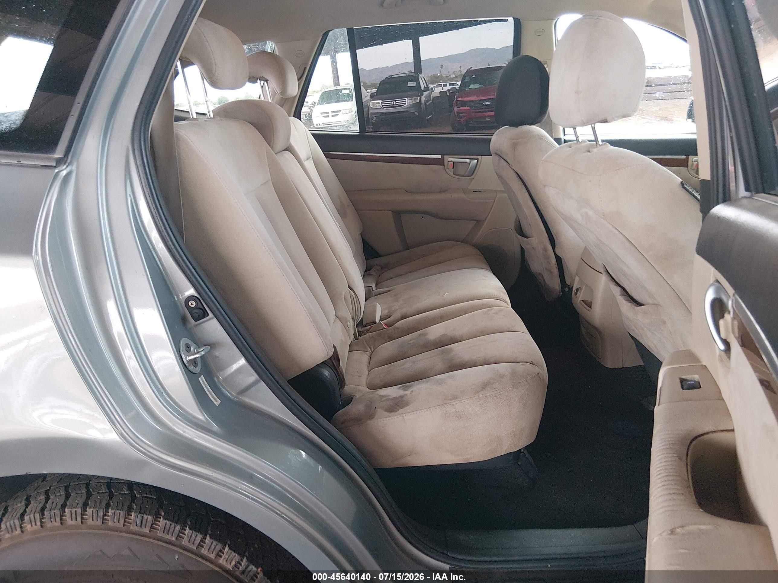 2008 Hyundai Santa Fe Gls Gray vin: 5NMSG13D08H173893