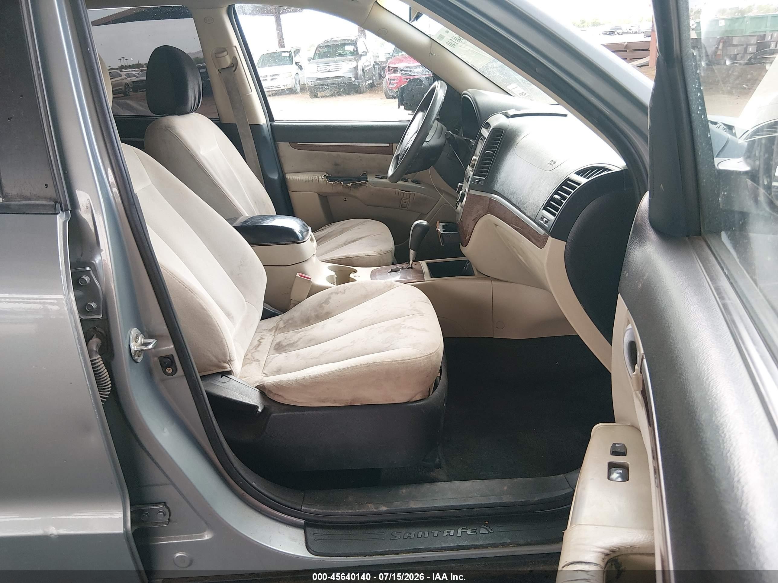 2008 Hyundai Santa Fe Gls Gray vin: 5NMSG13D08H173893
