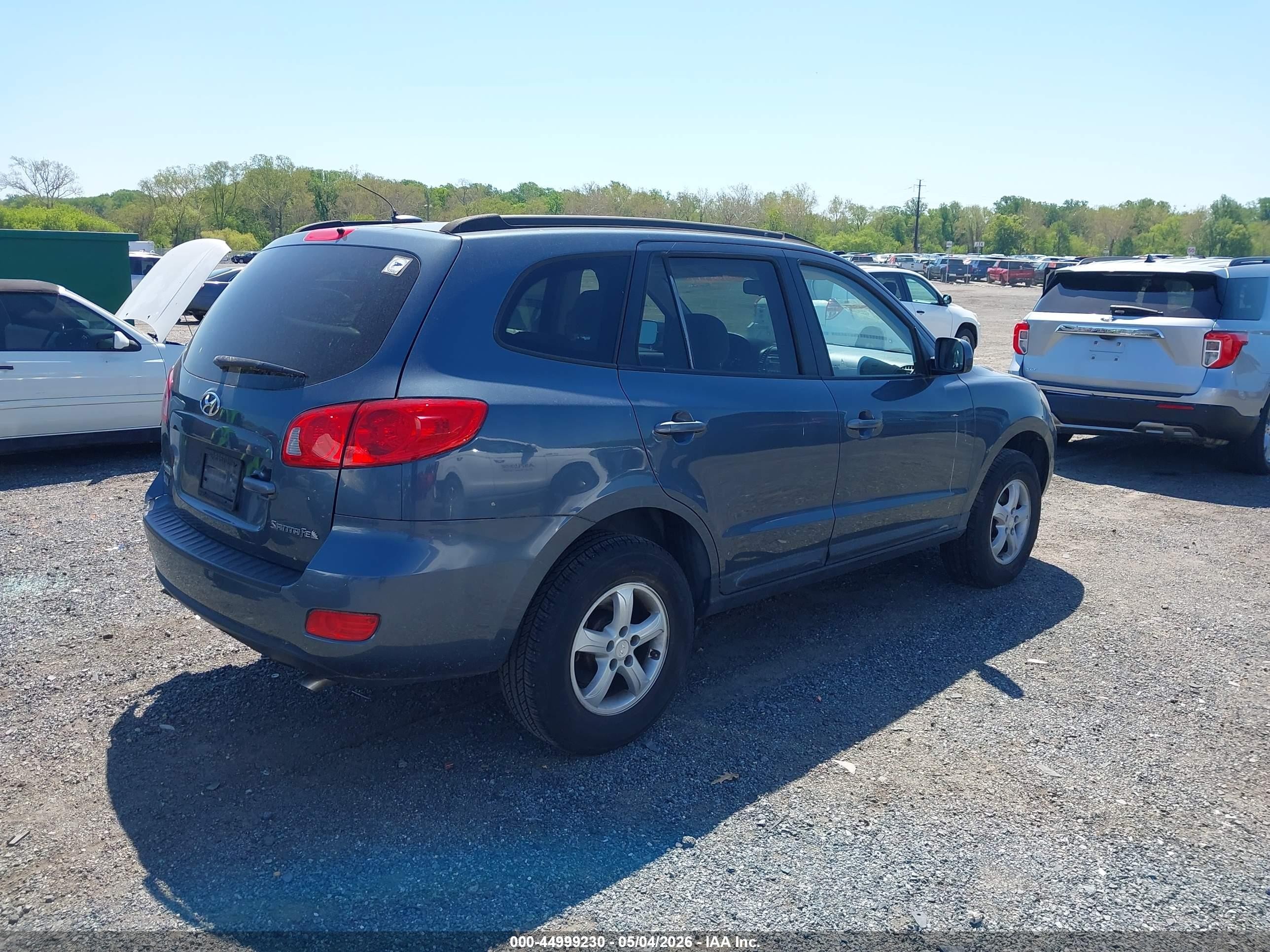 2008 Hyundai Santa Fe Gls Gray vin: 5NMSG13D08H185302