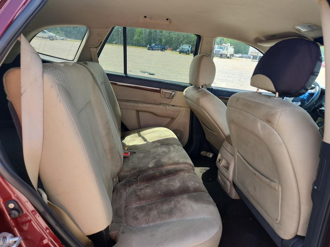 2009 Hyundai Santa Fe Gls Burgundy vin: 5NMSG13D09H247069