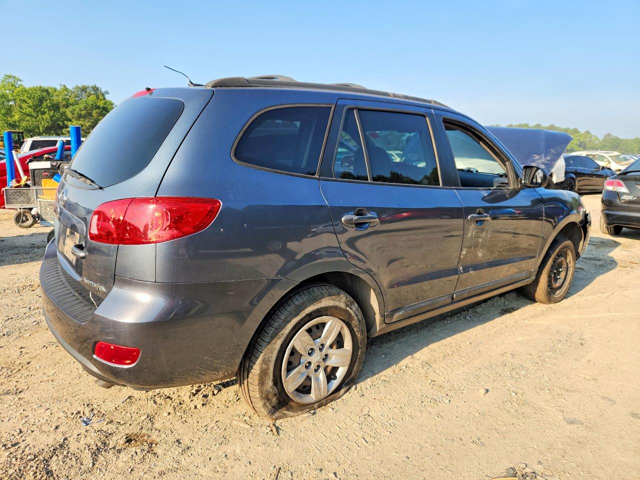 2009 Hyundai Santa Fe Gls Gray vin: 5NMSG13D09H250425