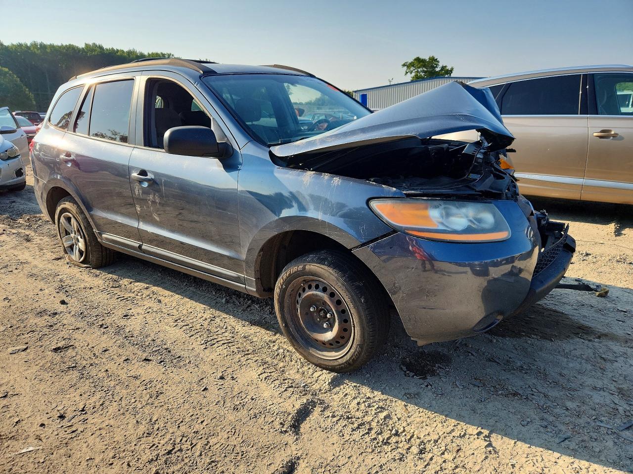 2009 Hyundai Santa Fe Gls Gray vin: 5NMSG13D09H250425
