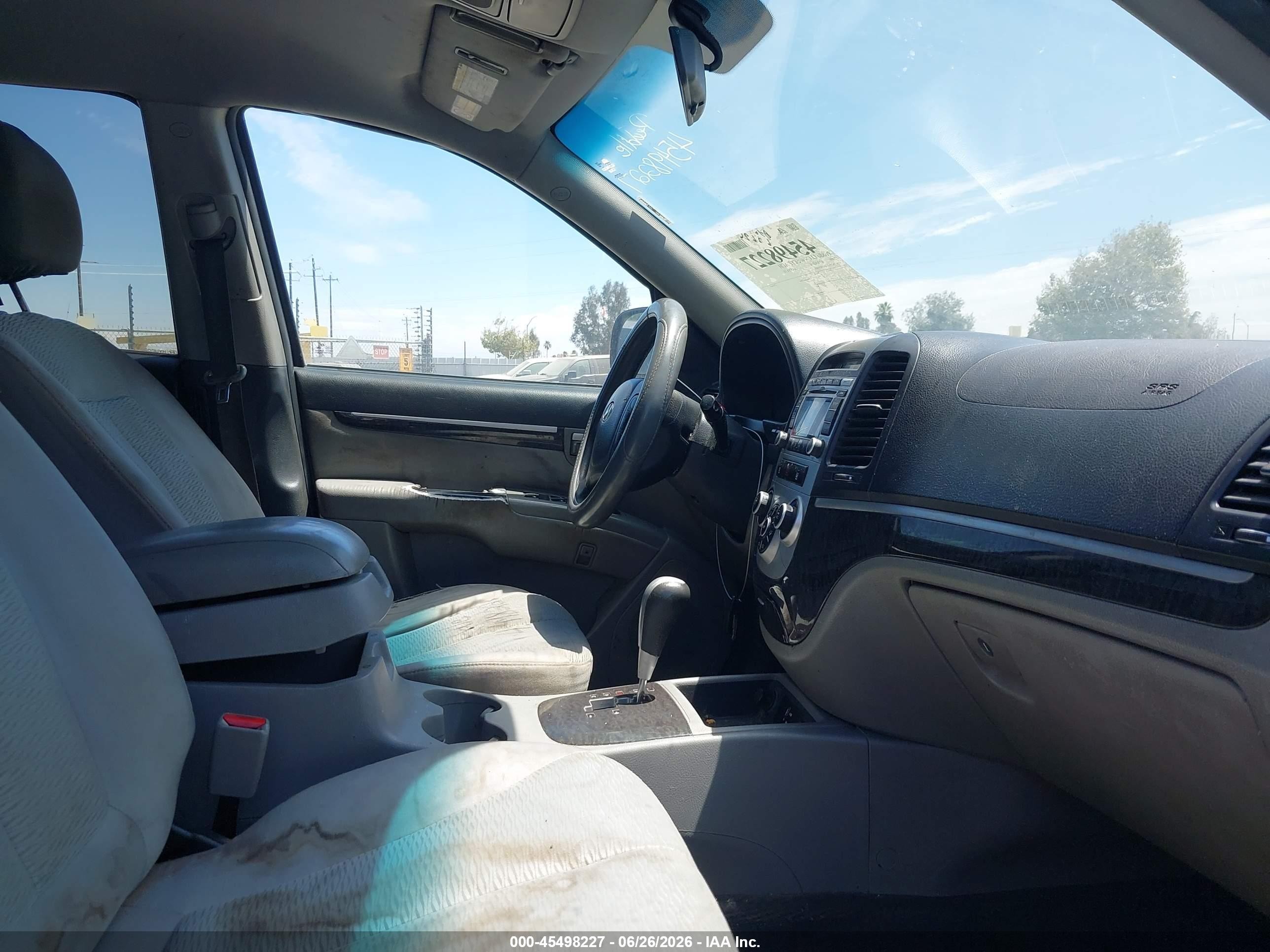 2009 Hyundai Santa Fe Gls Gray vin: 5NMSG13D09H265653