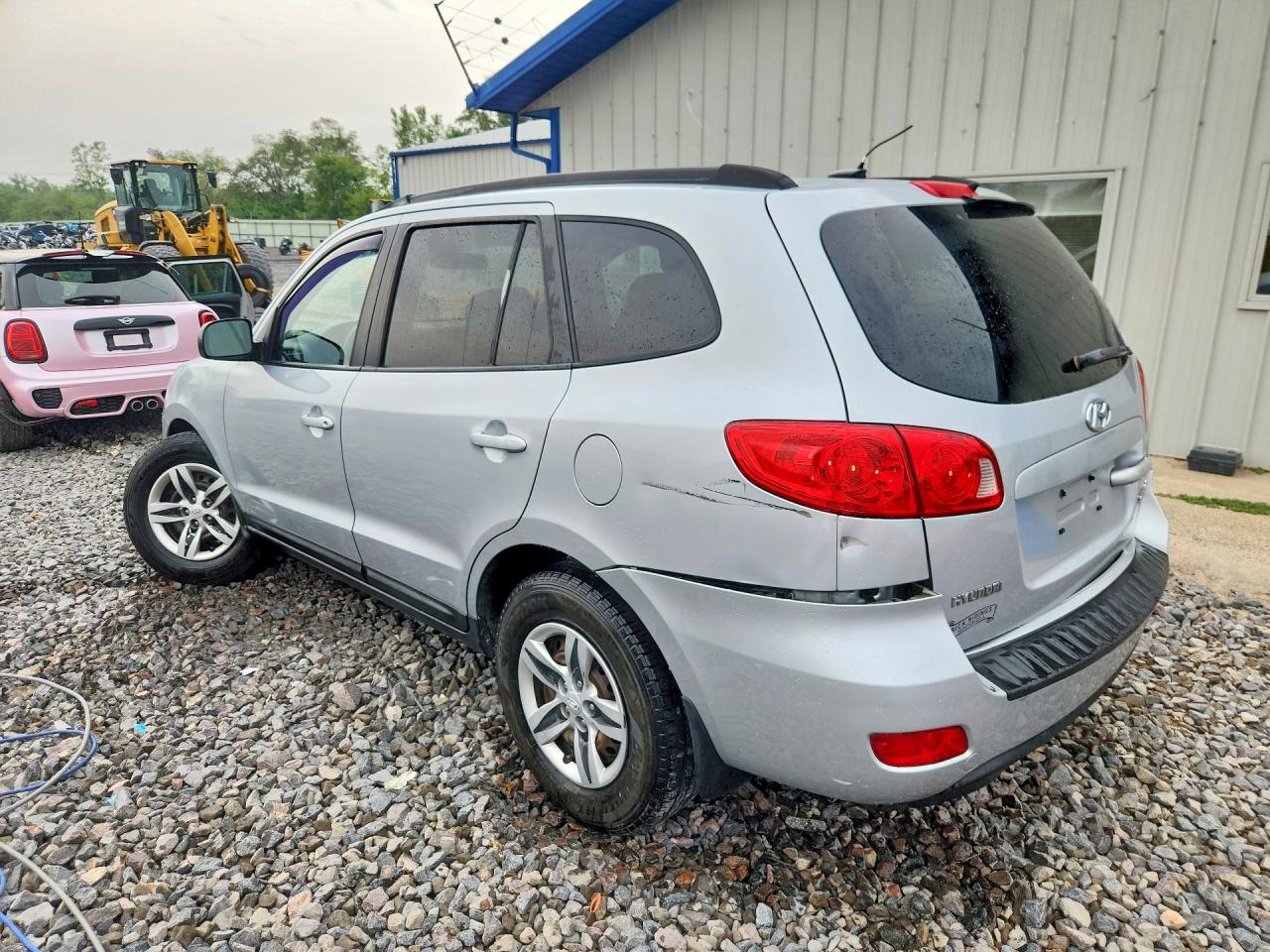 2009 Hyundai Santa Fe Gls Silver vin: 5NMSG13D09H300515