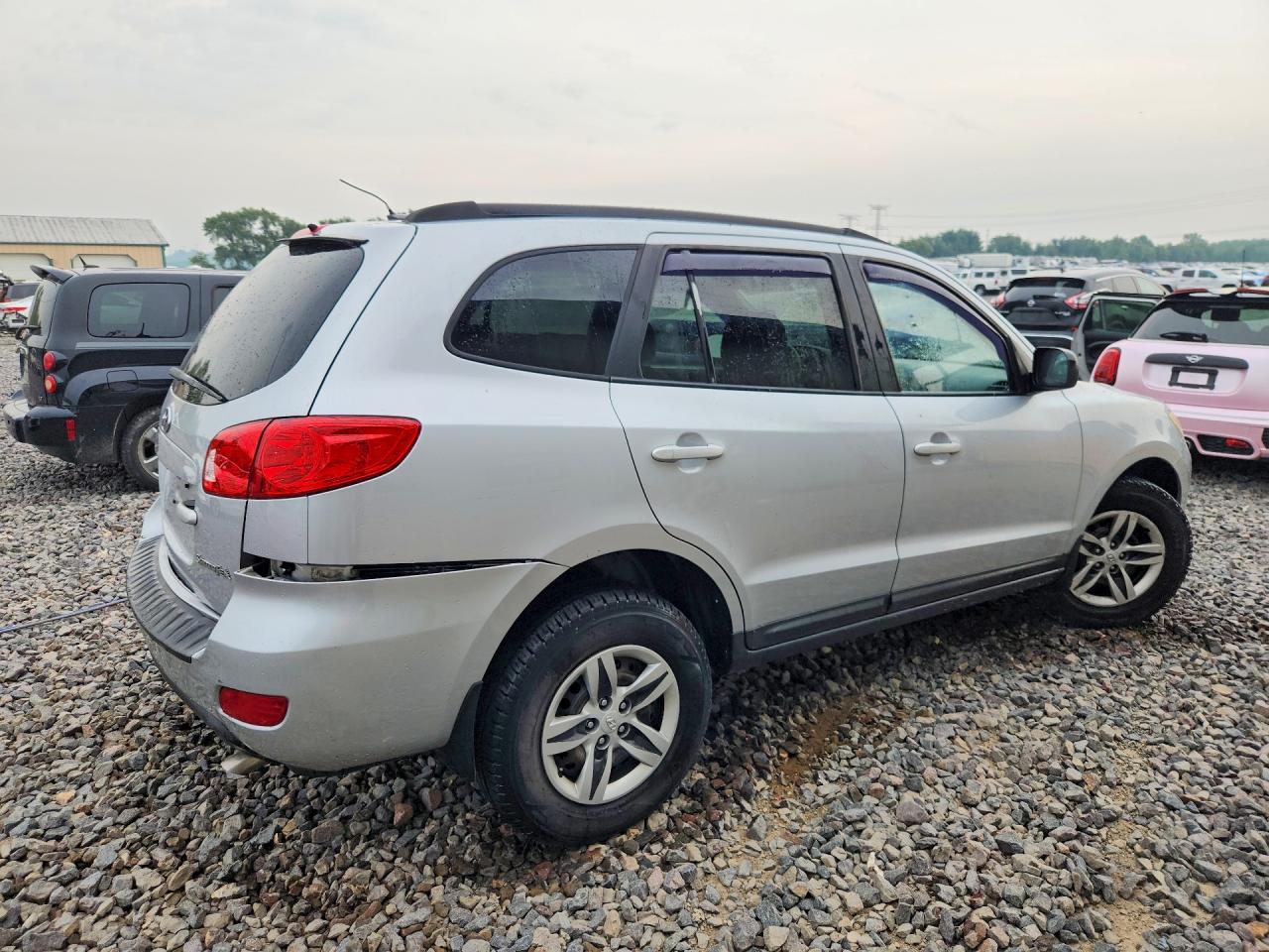 2009 Hyundai Santa Fe Gls Silver vin: 5NMSG13D09H300515