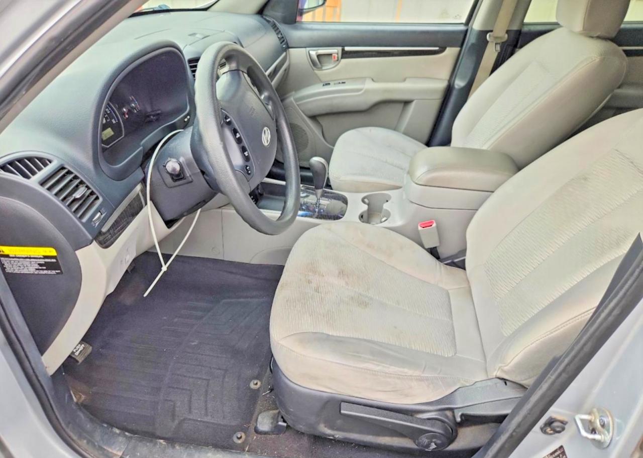 2009 Hyundai Santa Fe Gls Silver vin: 5NMSG13D09H300515