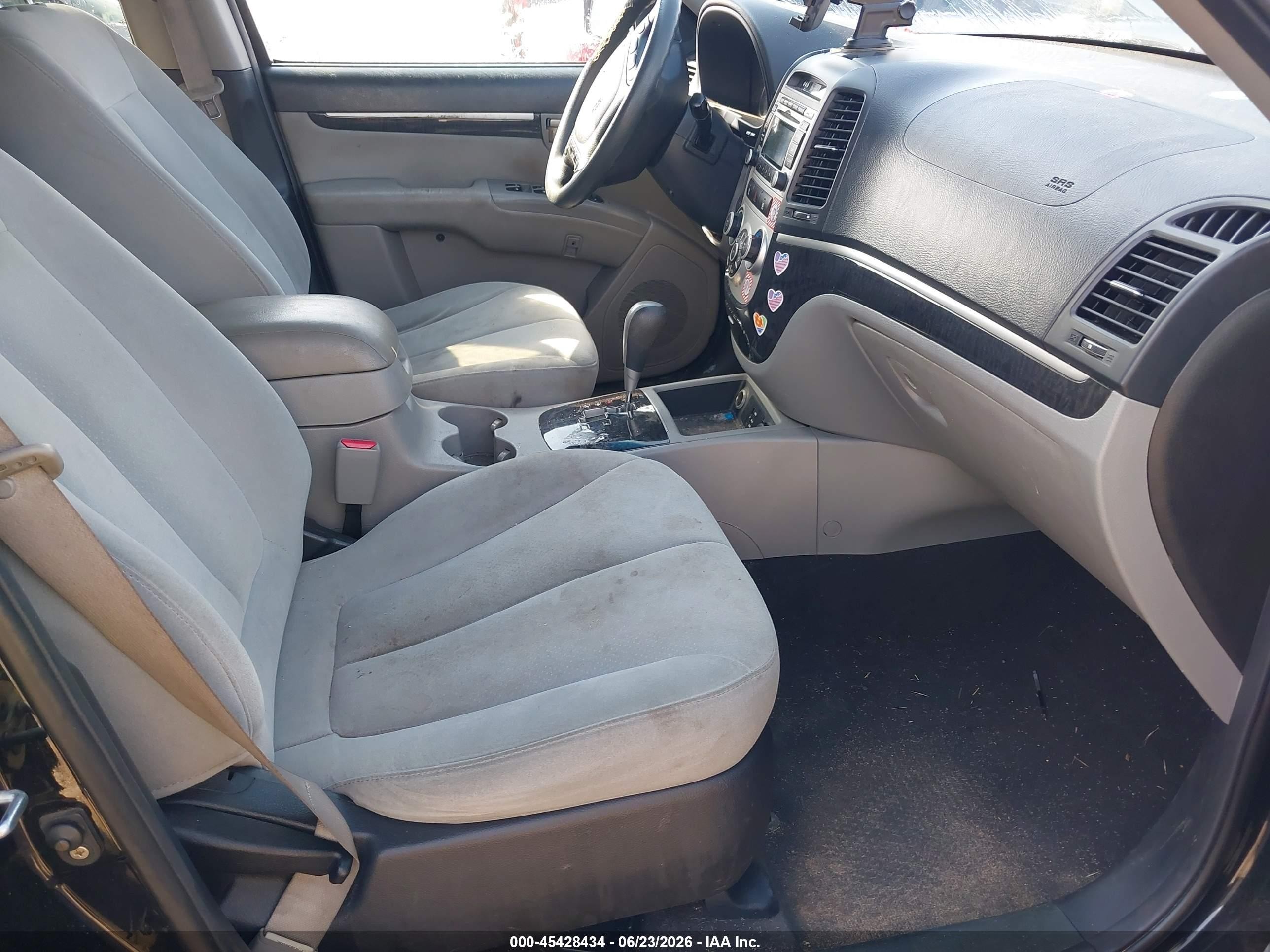 2009 Hyundai Santa Fe Gls Black vin: 5NMSG13D09H305259
