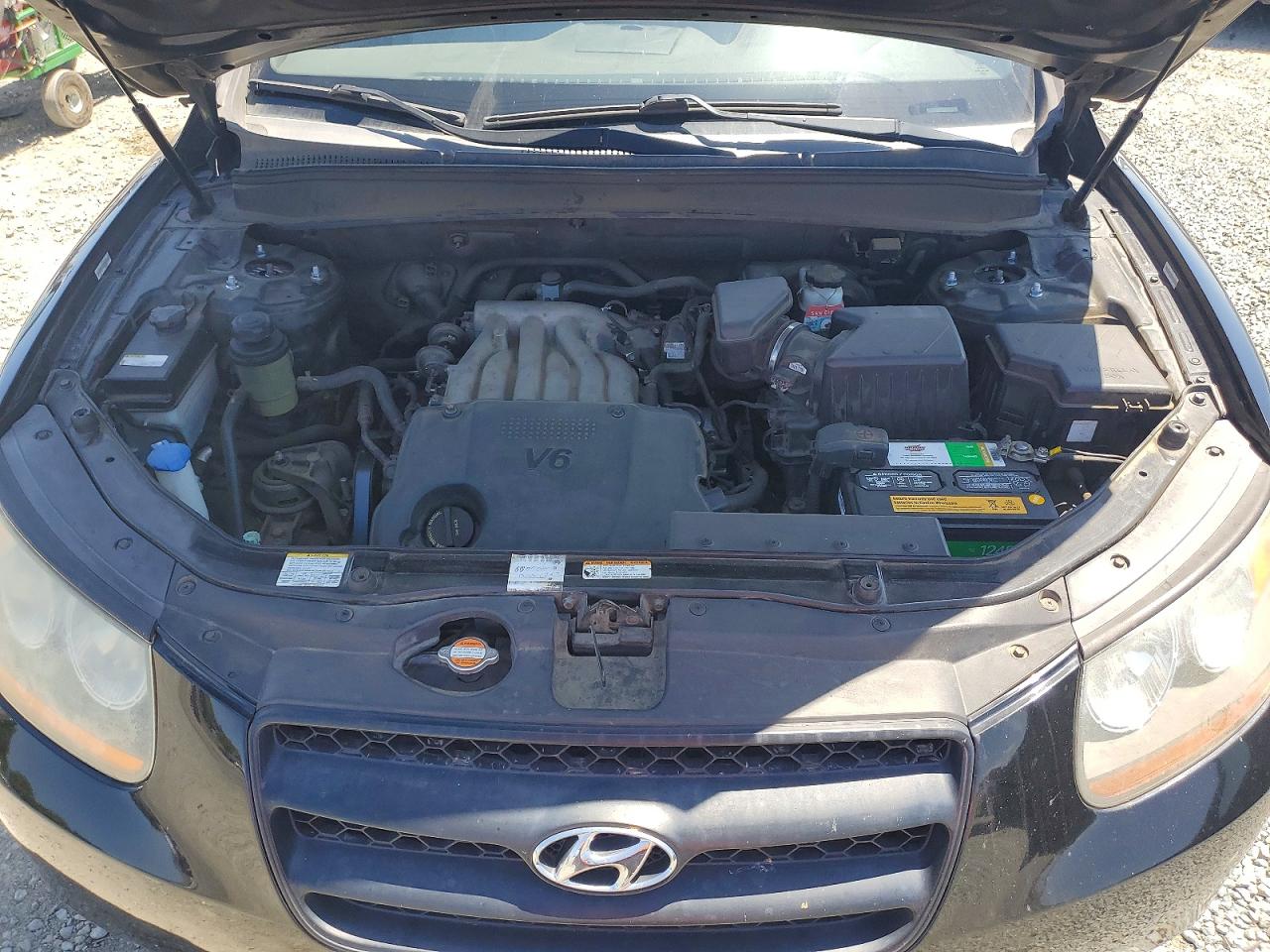 2009 Hyundai Santa Fe Gls Black vin: 5NMSG13D09H317816