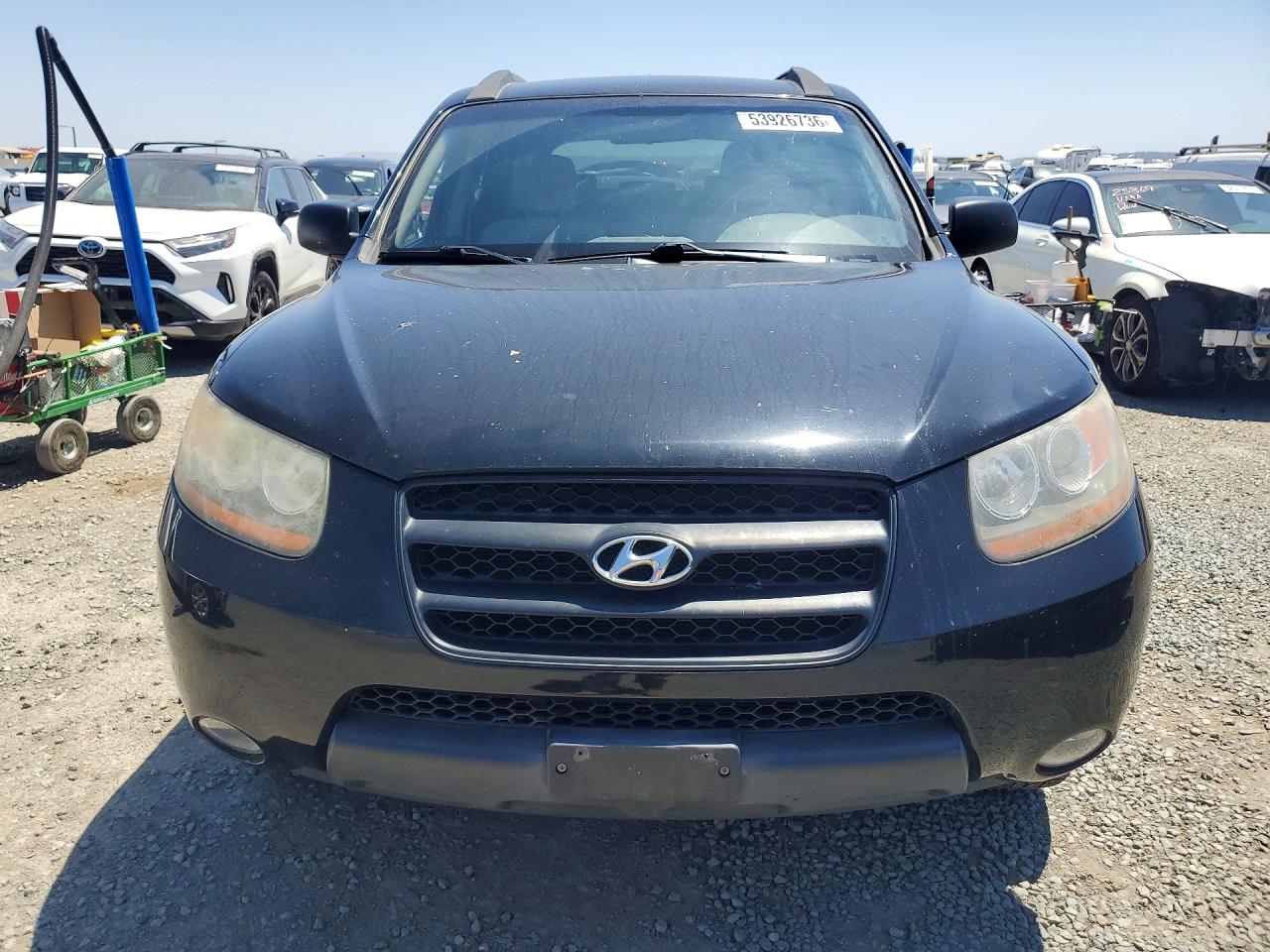 2009 Hyundai Santa Fe Gls Black vin: 5NMSG13D09H317816