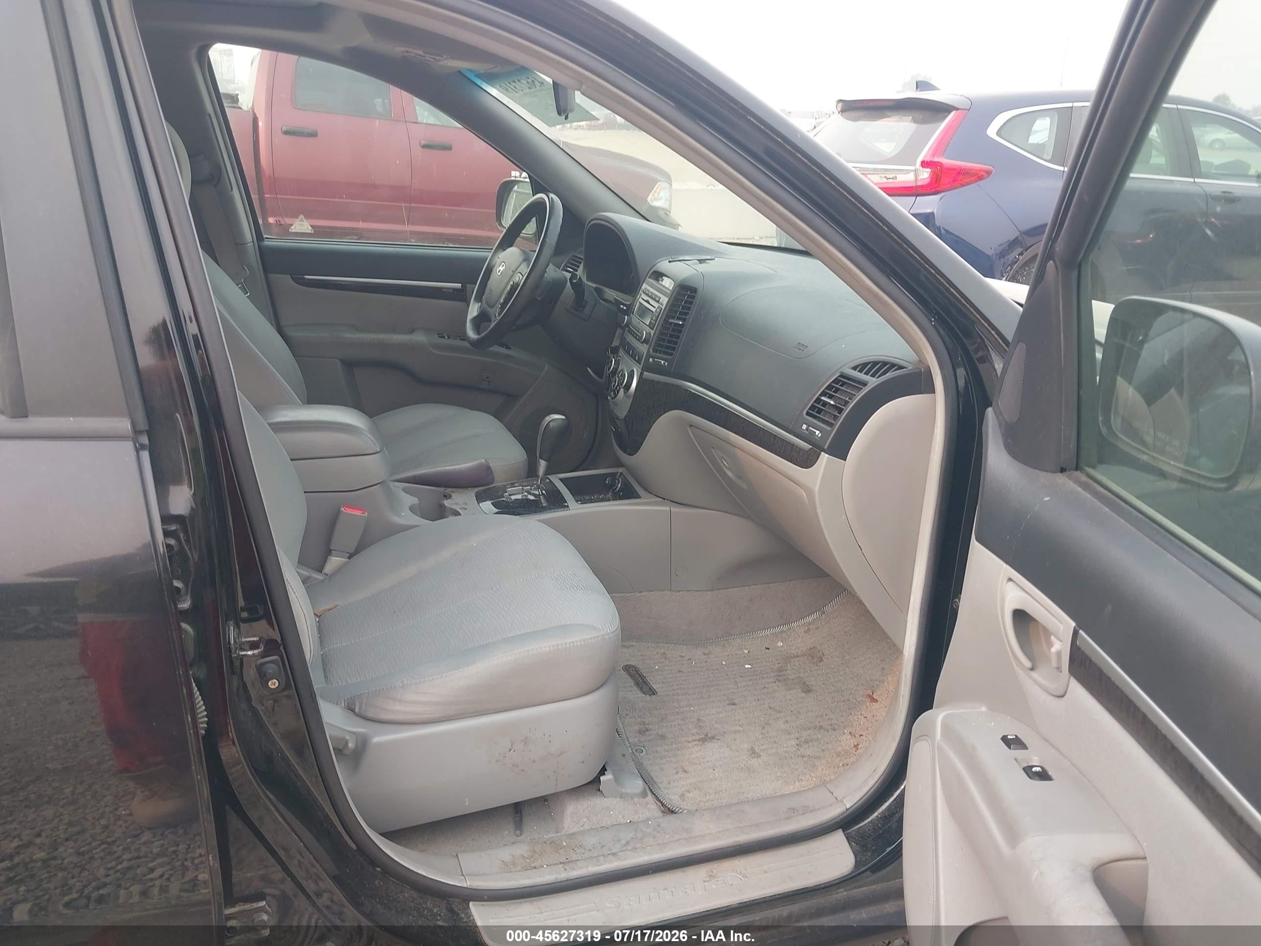 2007 Hyundai Santa Fe Gls Черный vin: 5NMSG13D17H041529