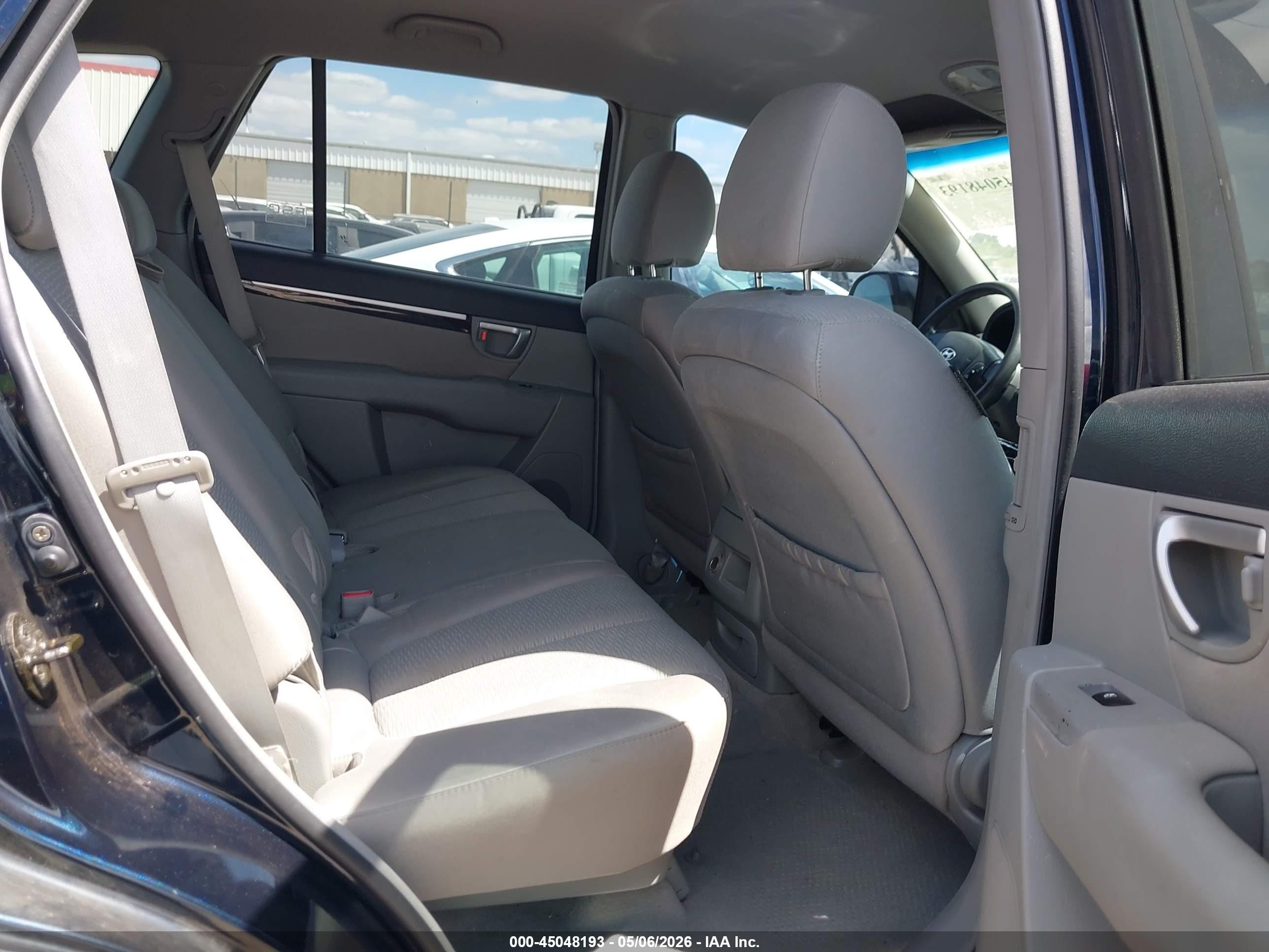 2007 Hyundai Santa Fe Gls Black vin: 5NMSG13D17H044558