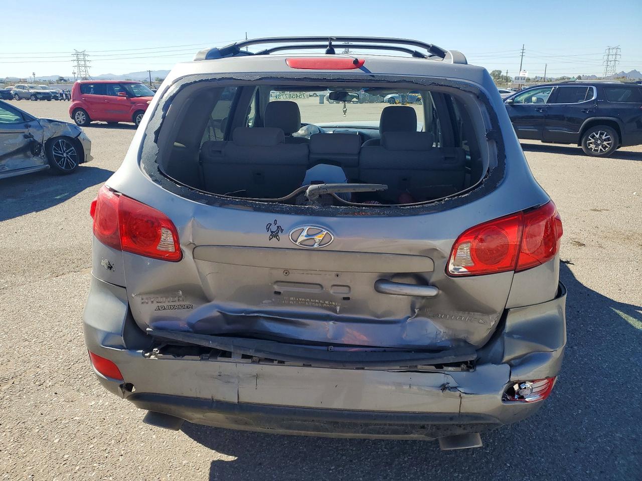 2007 Hyundai Santa Fe Gls Silver vin: 5NMSG13D17H049727