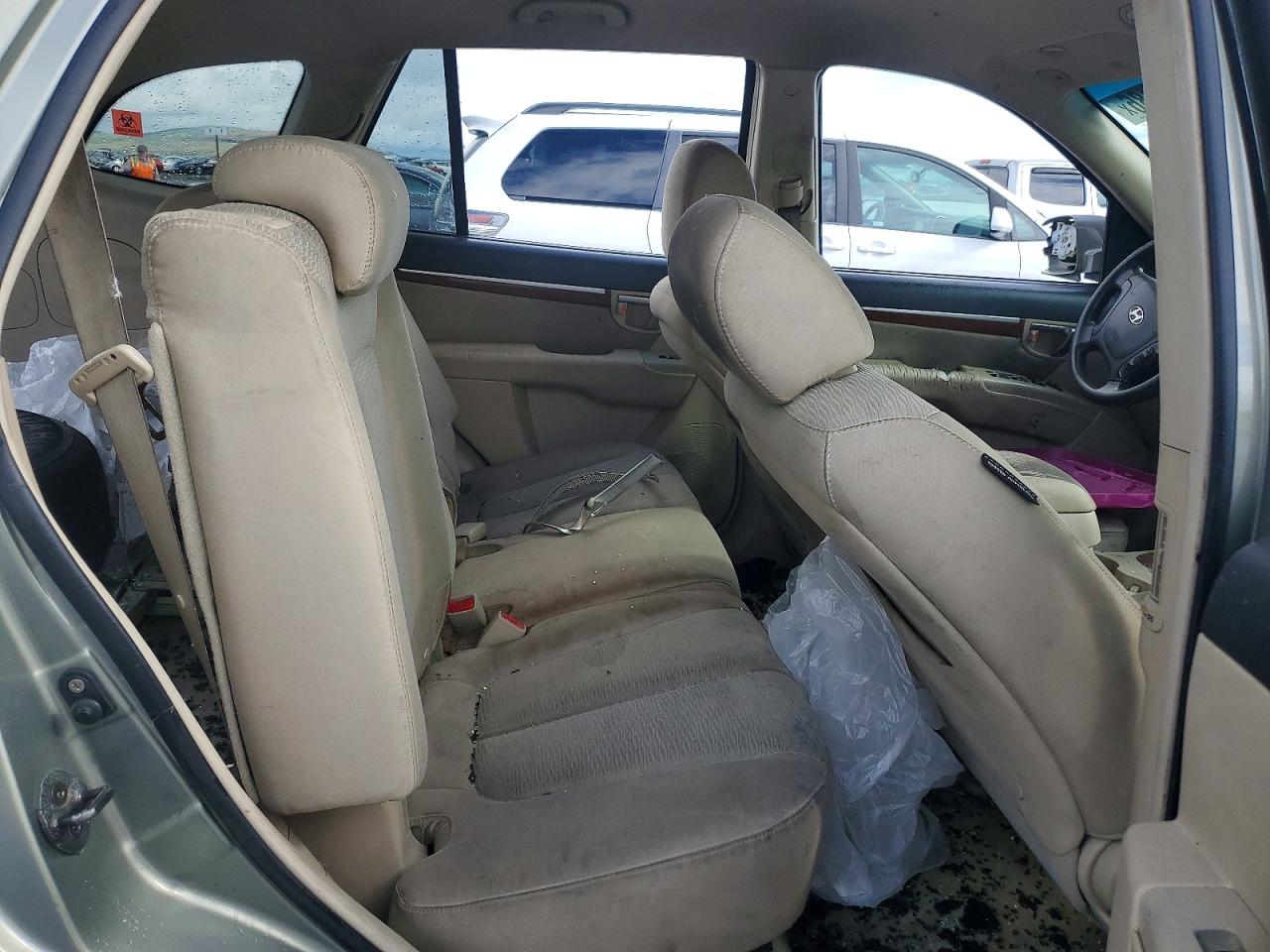 2007 Hyundai Santa Fe Gls Green vin: 5NMSG13D17H085708