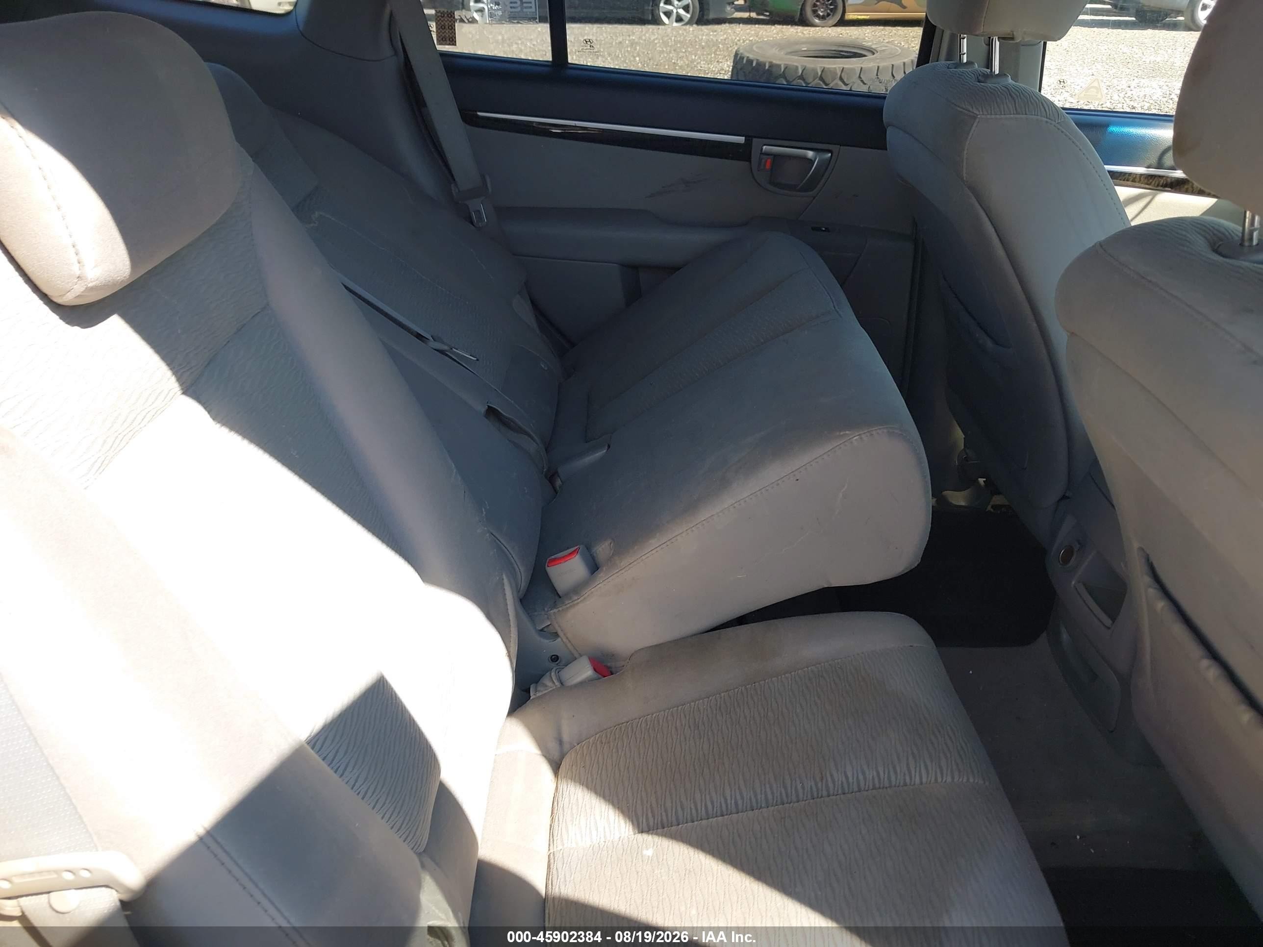 2007 Hyundai Santa Fe Gls White vin: 5NMSG13D17H090231