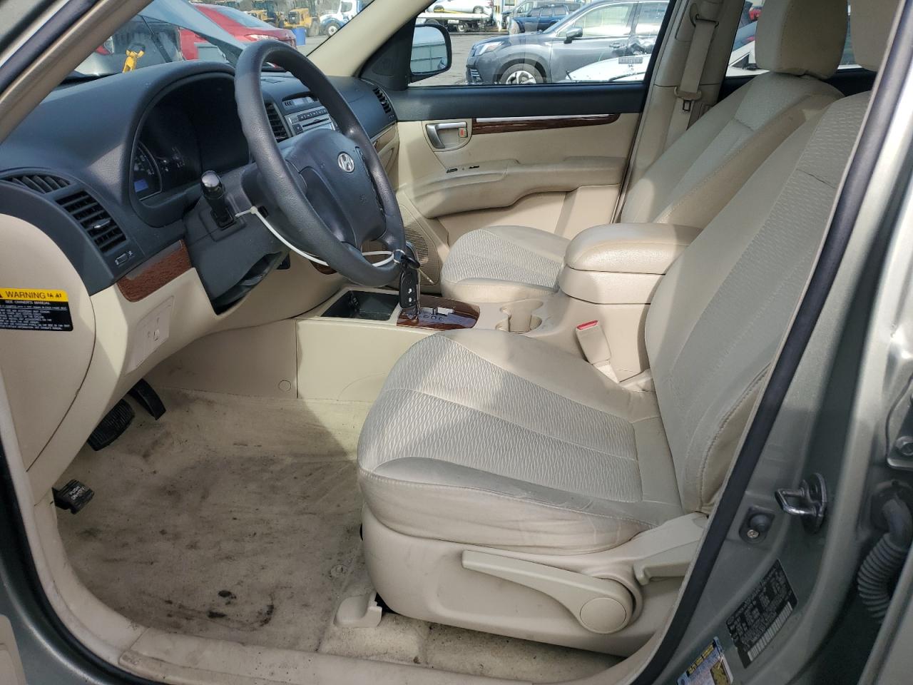 2007 Hyundai Santa Fe Gls Green vin: 5NMSG13D17H110588