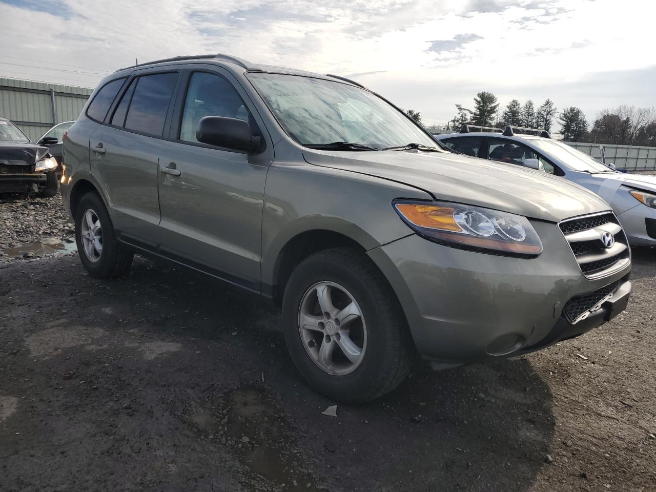 2007 Hyundai Santa Fe Gls Green vin: 5NMSG13D17H110588
