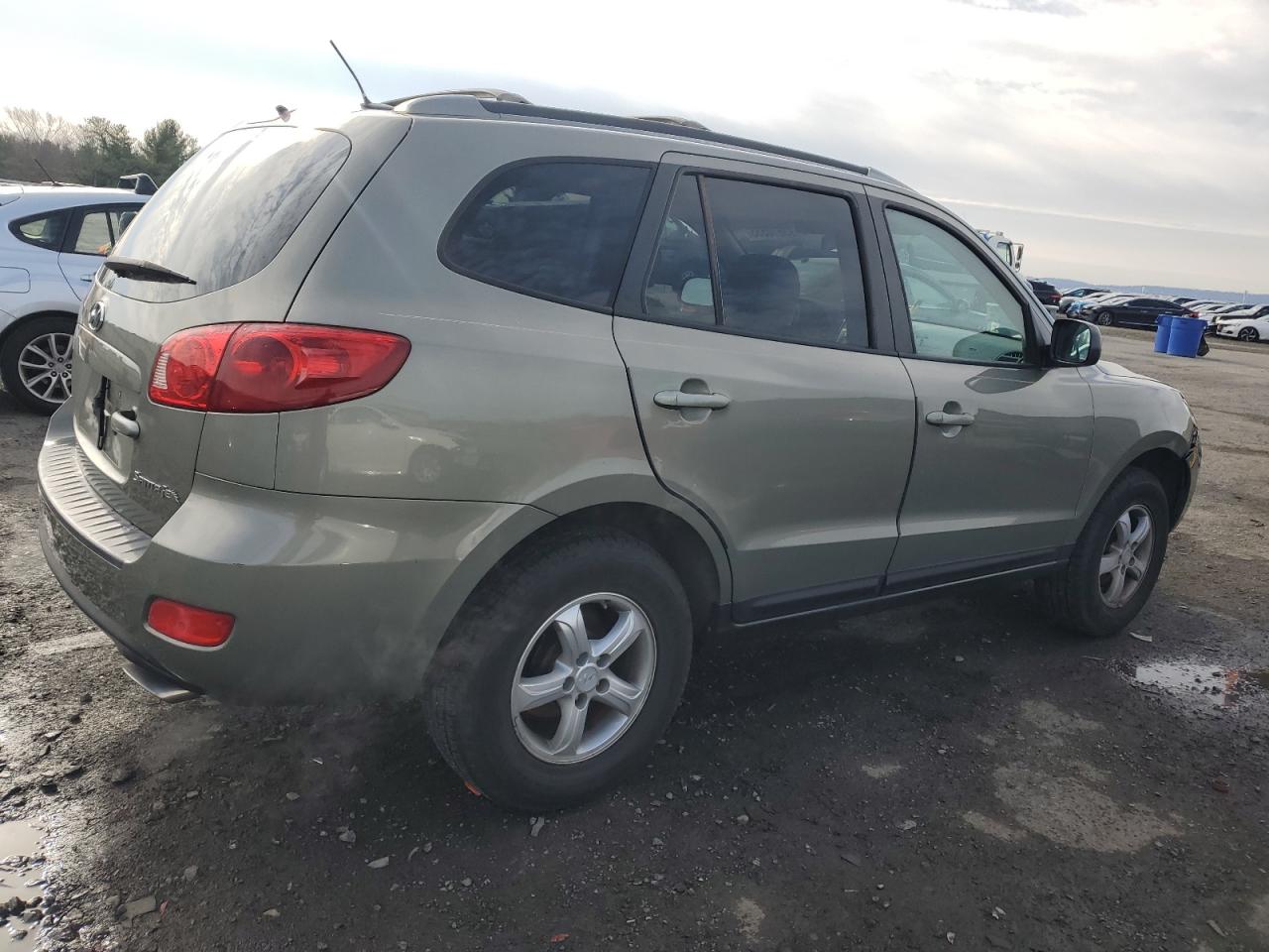 2007 Hyundai Santa Fe Gls Green vin: 5NMSG13D17H110588