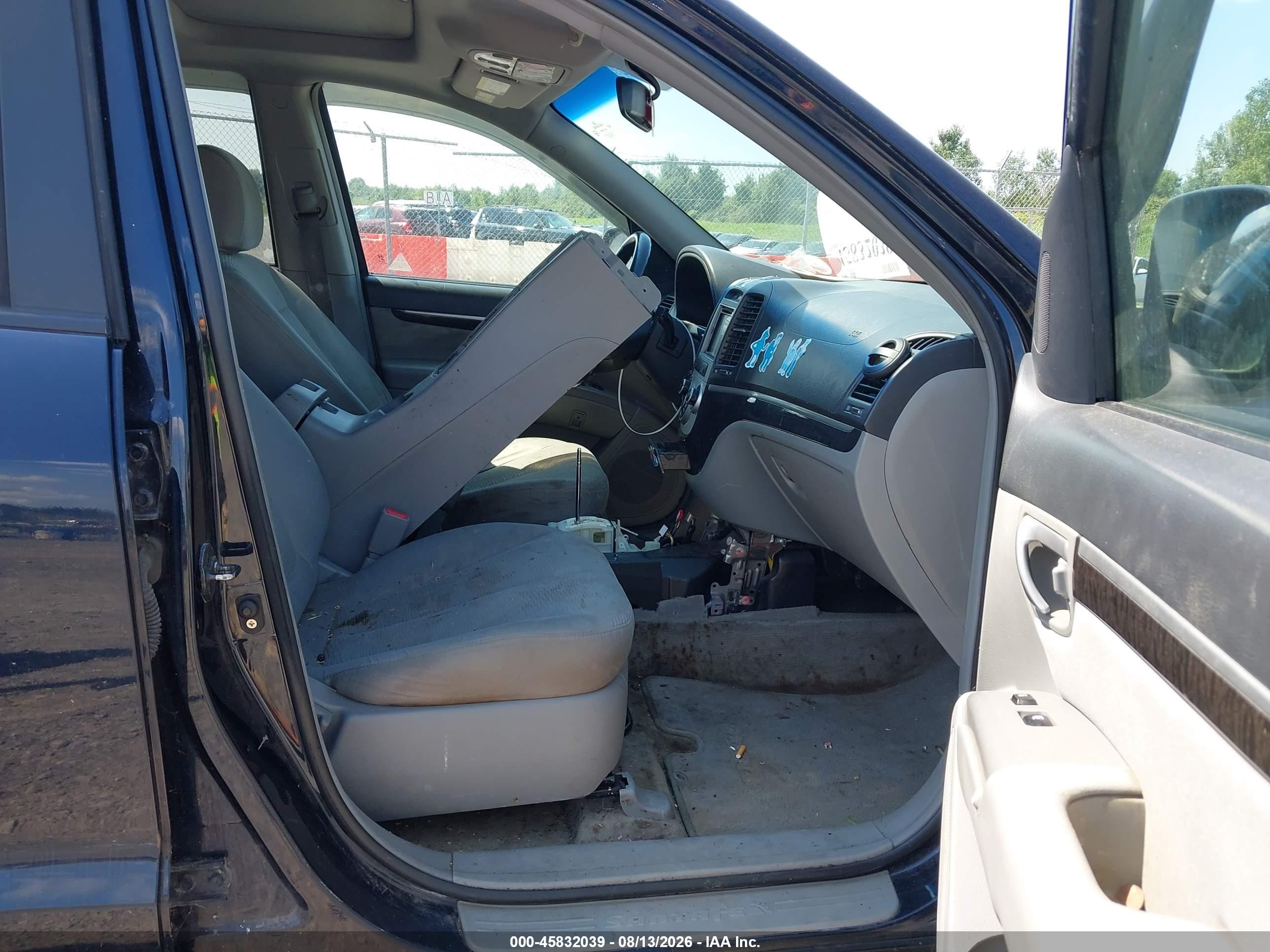 2007 Hyundai Santa Fe Gls Dark Blue vin: 5NMSG13D17H111546