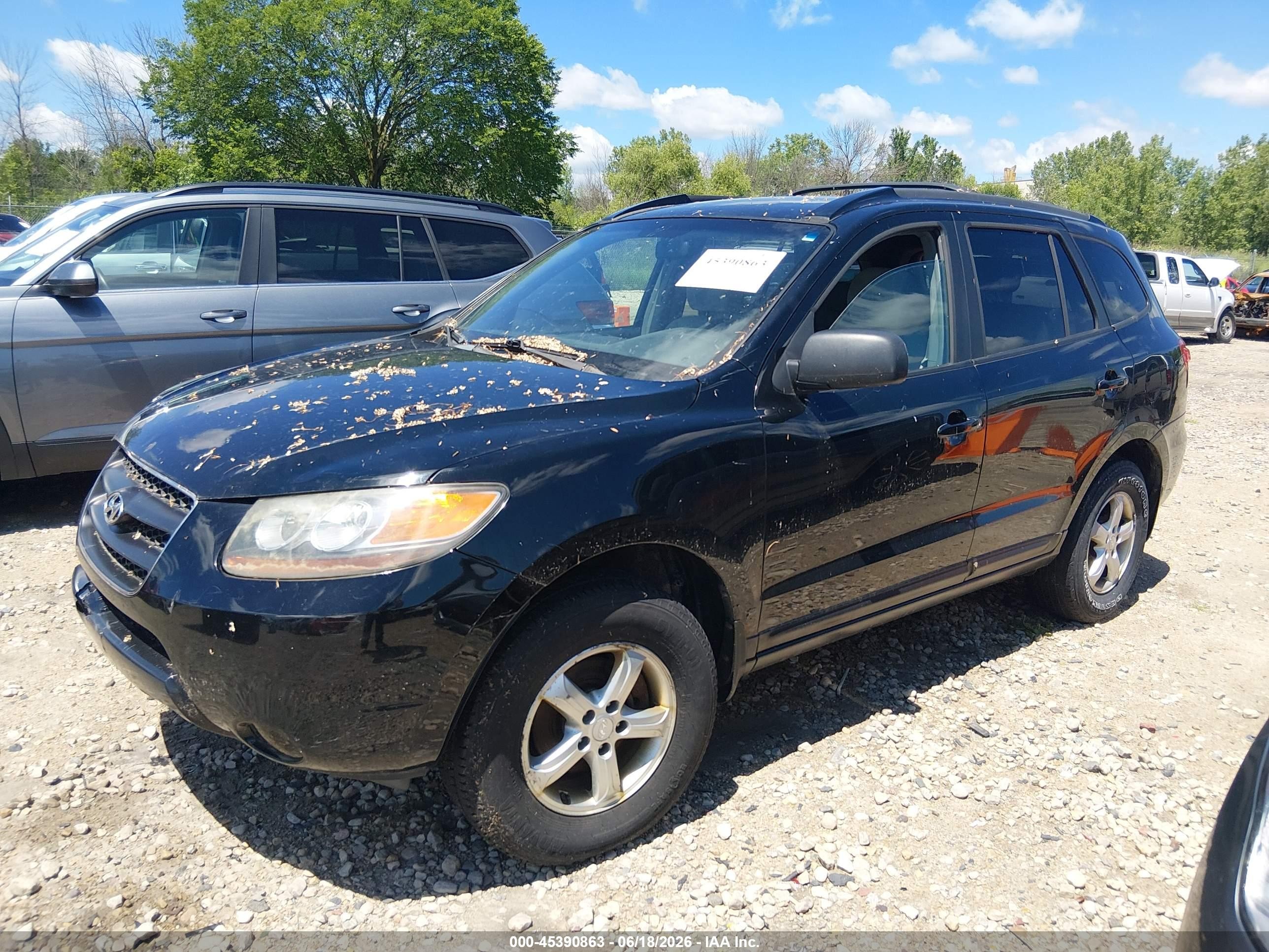 2007 Hyundai Santa Fe Gls vin: 5NMSG13D17H113748