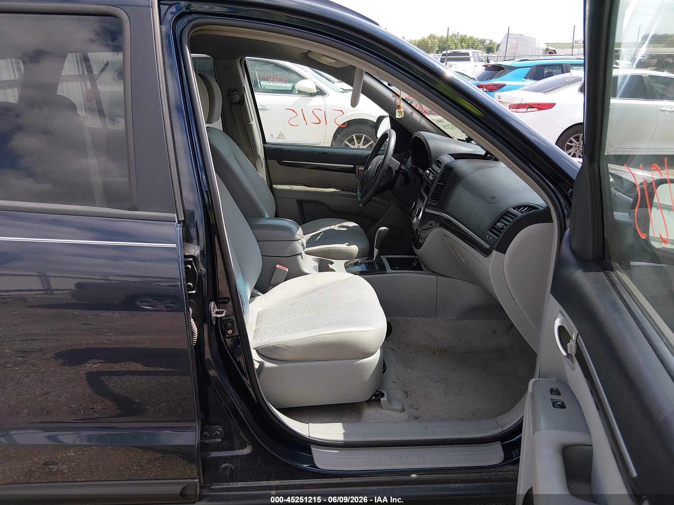 2007 Hyundai Santa Fe Gls Dark Blue vin: 5NMSG13D17H116522