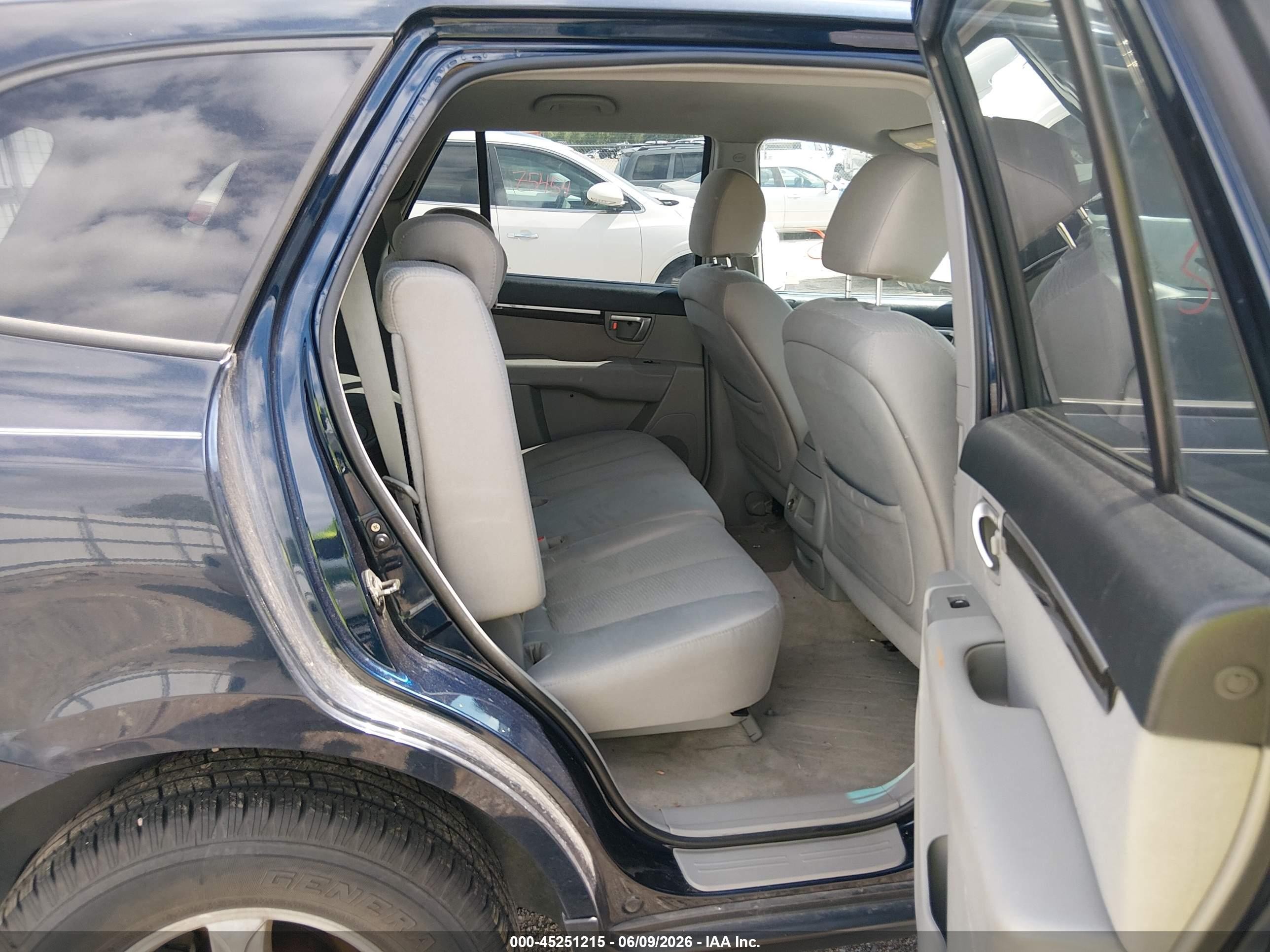 2007 Hyundai Santa Fe Gls Dark Blue vin: 5NMSG13D17H116522