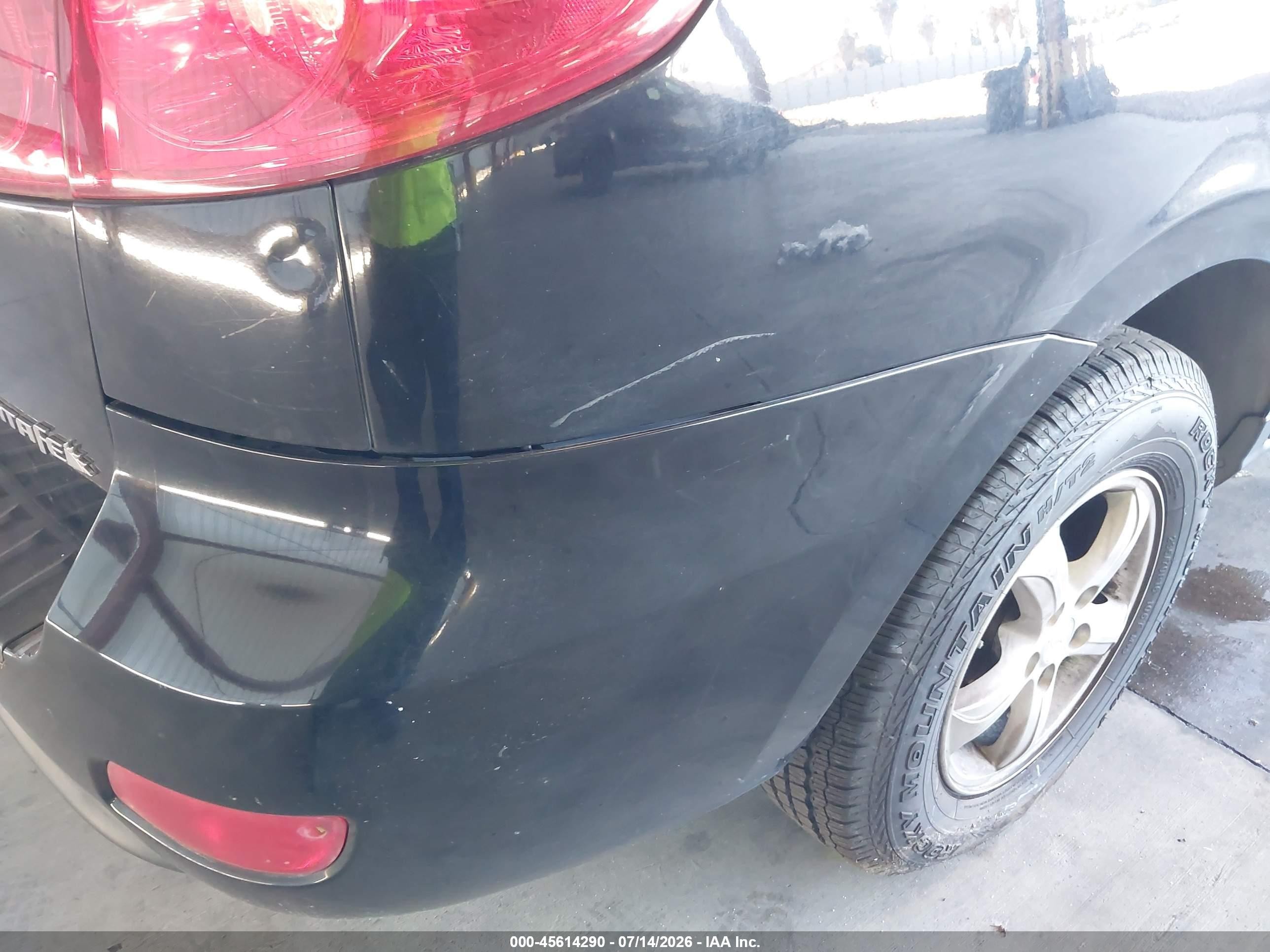 2008 Hyundai Santa Fe Gls Black vin: 5NMSG13D18H129692