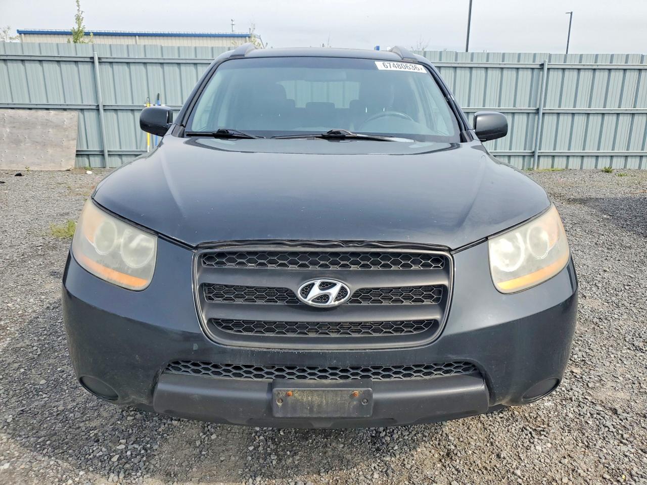 2008 Hyundai Santa Fe Gls Black vin: 5NMSG13D18H144760