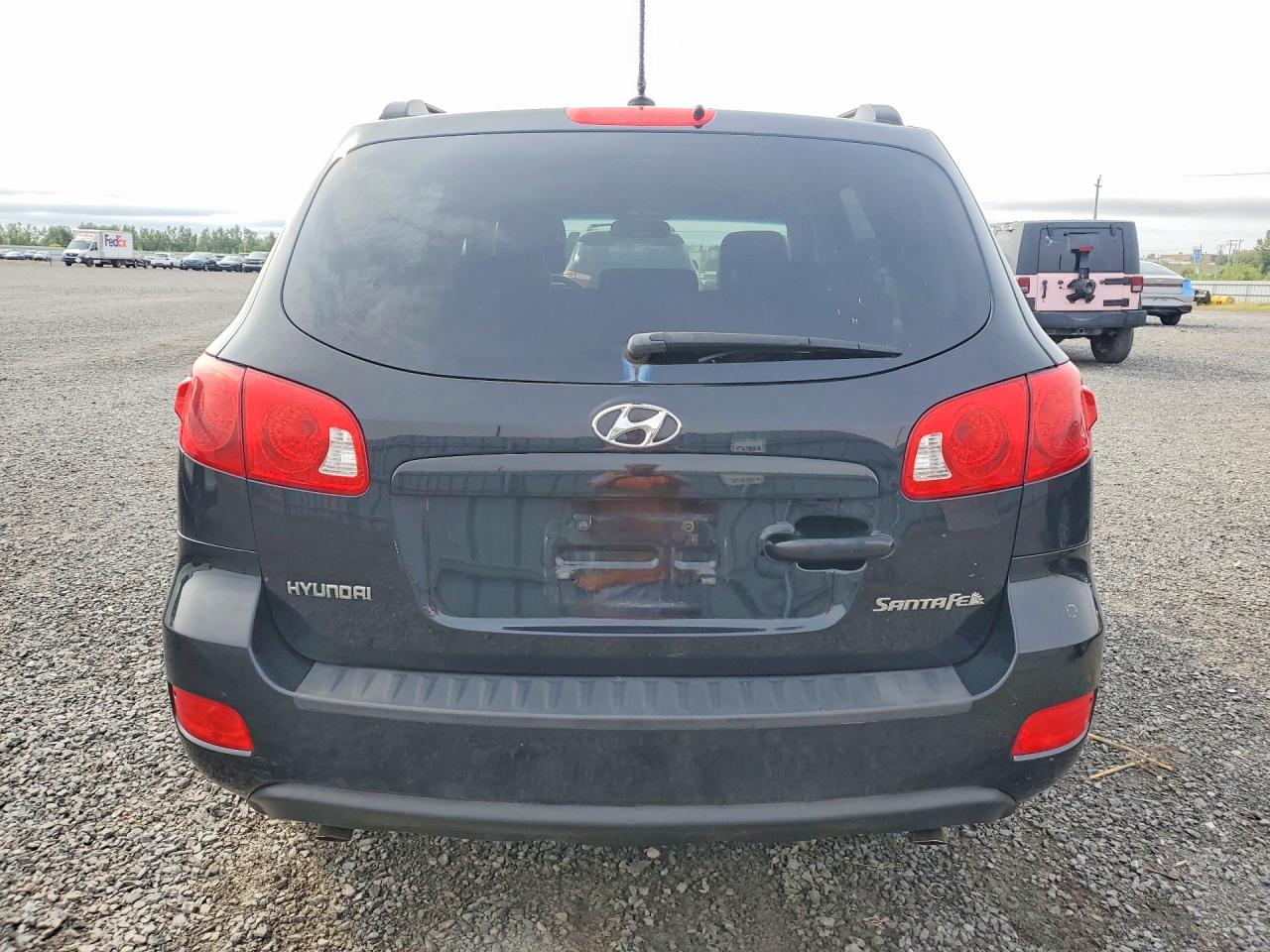 2008 Hyundai Santa Fe Gls Black vin: 5NMSG13D18H144760