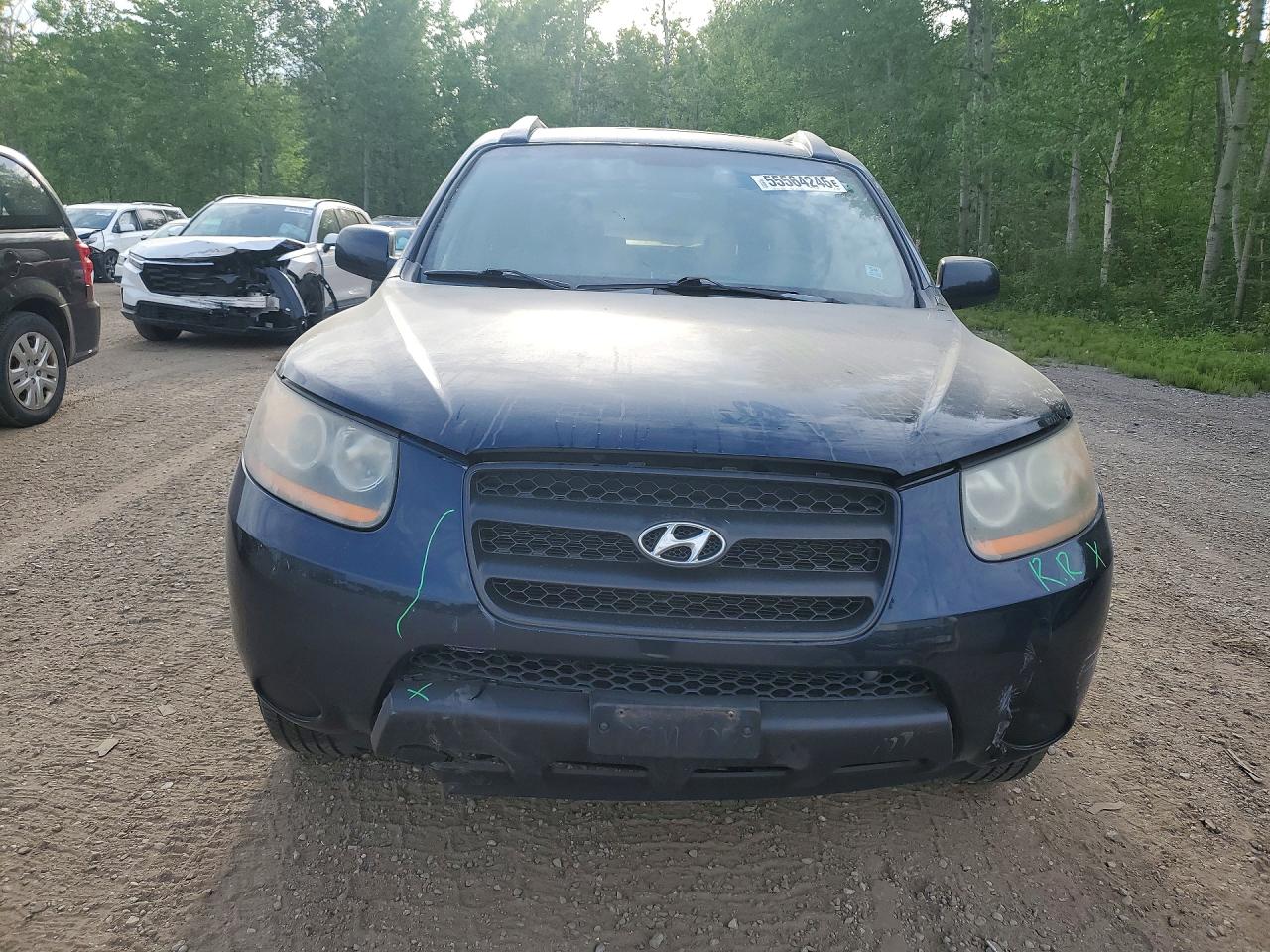 2008 Hyundai Santa Fe Gls Black vin: 5NMSG13D18H146900