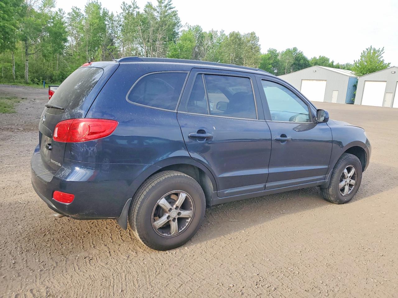 2008 Hyundai Santa Fe Gls Black vin: 5NMSG13D18H146900