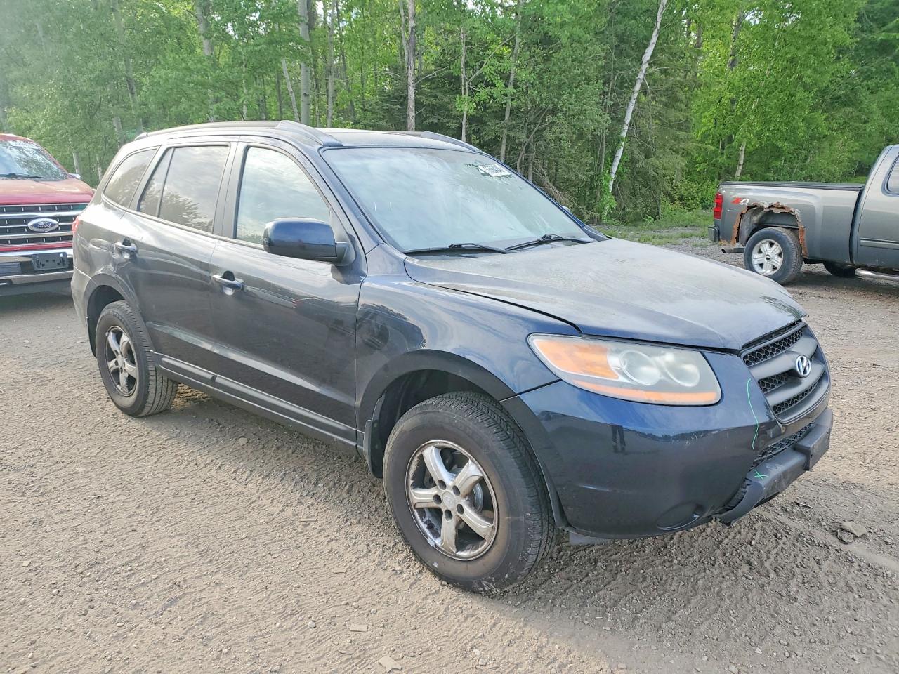 2008 Hyundai Santa Fe Gls Black vin: 5NMSG13D18H146900