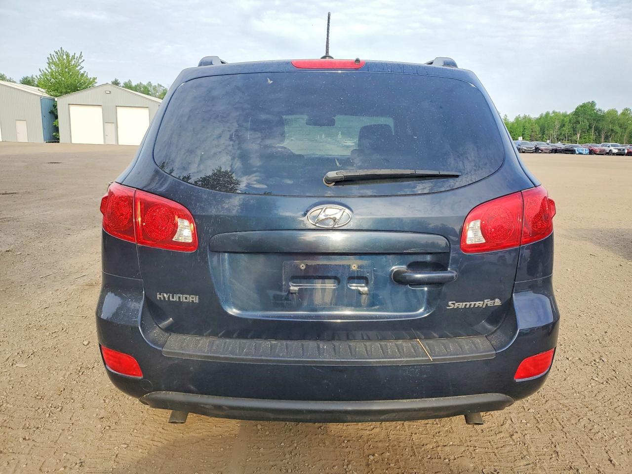 2008 Hyundai Santa Fe Gls Black vin: 5NMSG13D18H146900